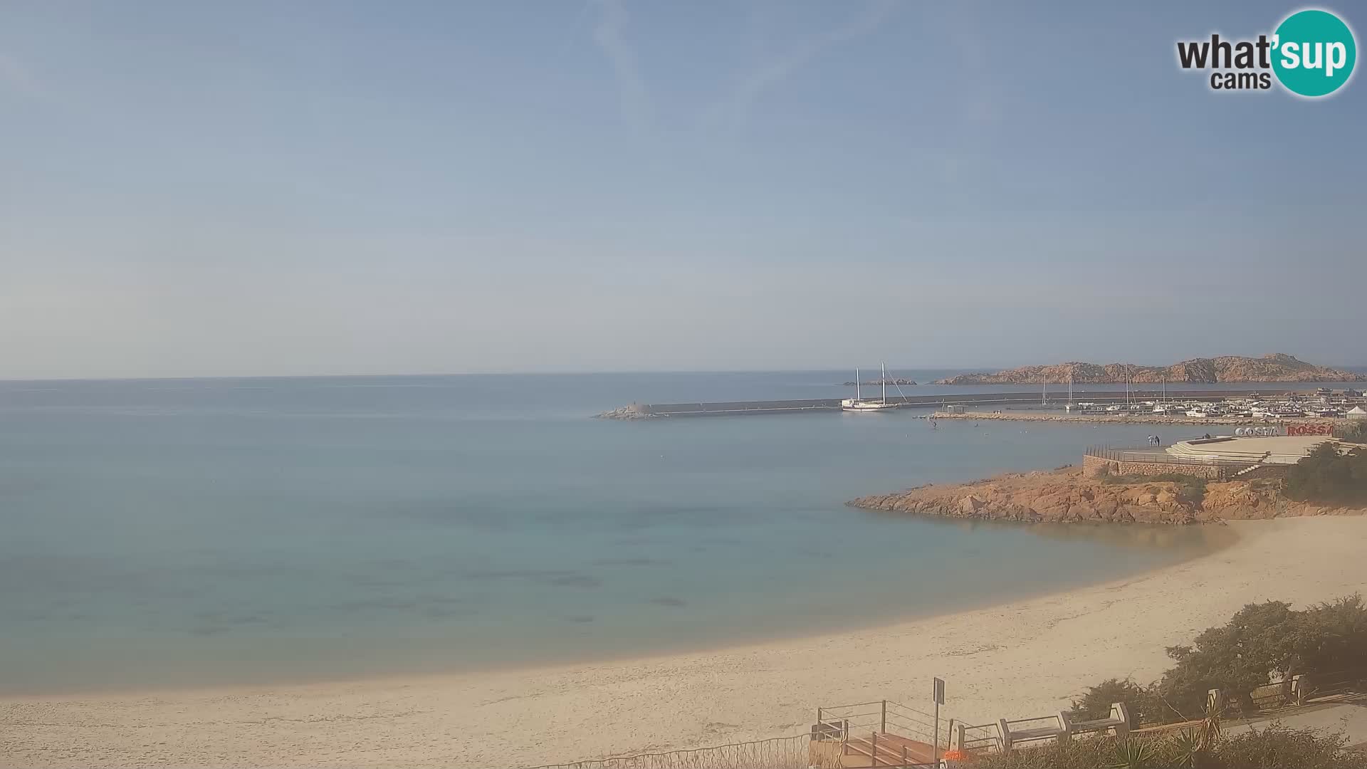 Webcam de la playa de Isola Rossa – Vista en vivo de la maravillosa costa de Cerdeña