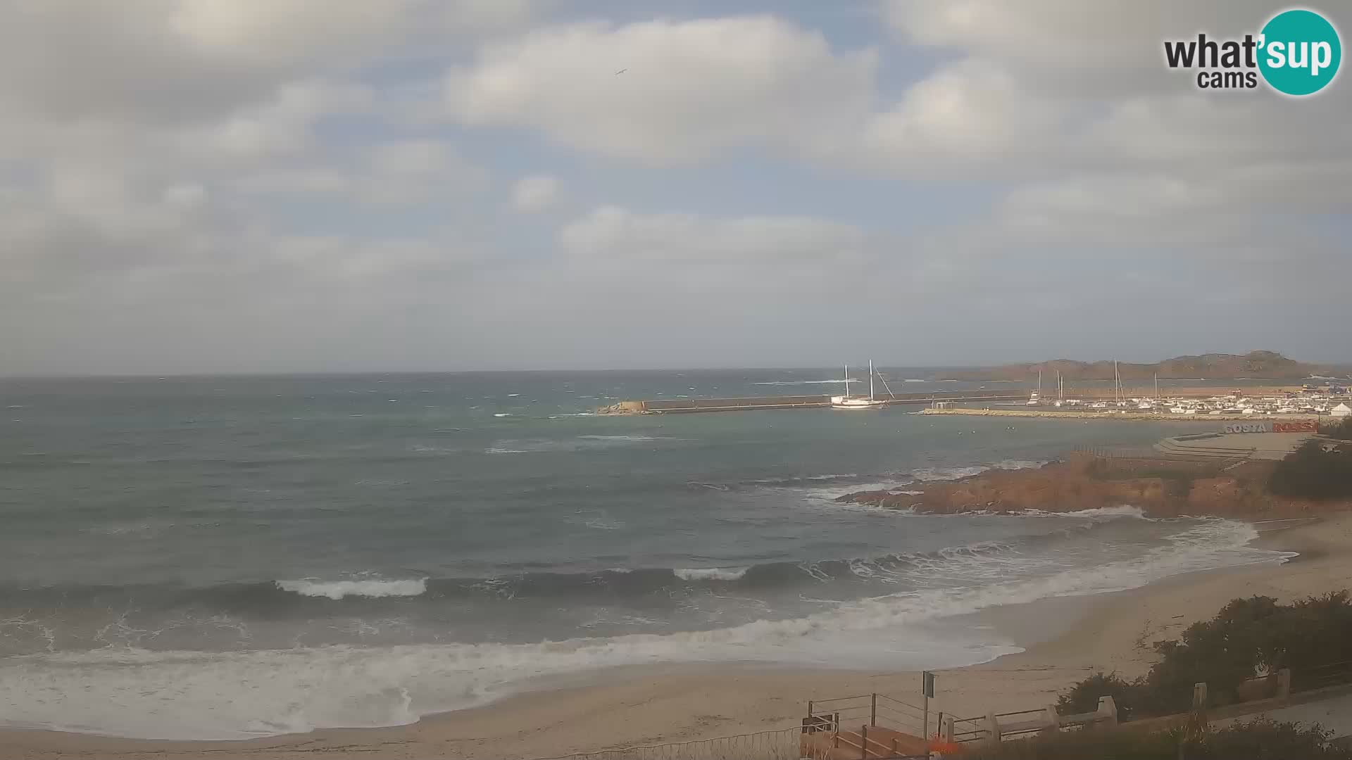 Isola Rossa Strand Webcam – Live-Ansicht der atemberaubenden Küstenlinie von Sardinien