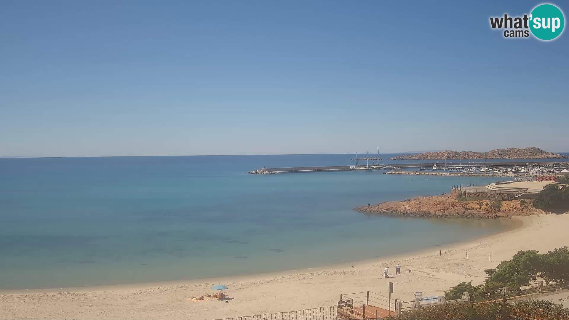 Isola Rossa Strand Webcam – Live-Ansicht der atemberaubenden Küstenlinie von Sardinien