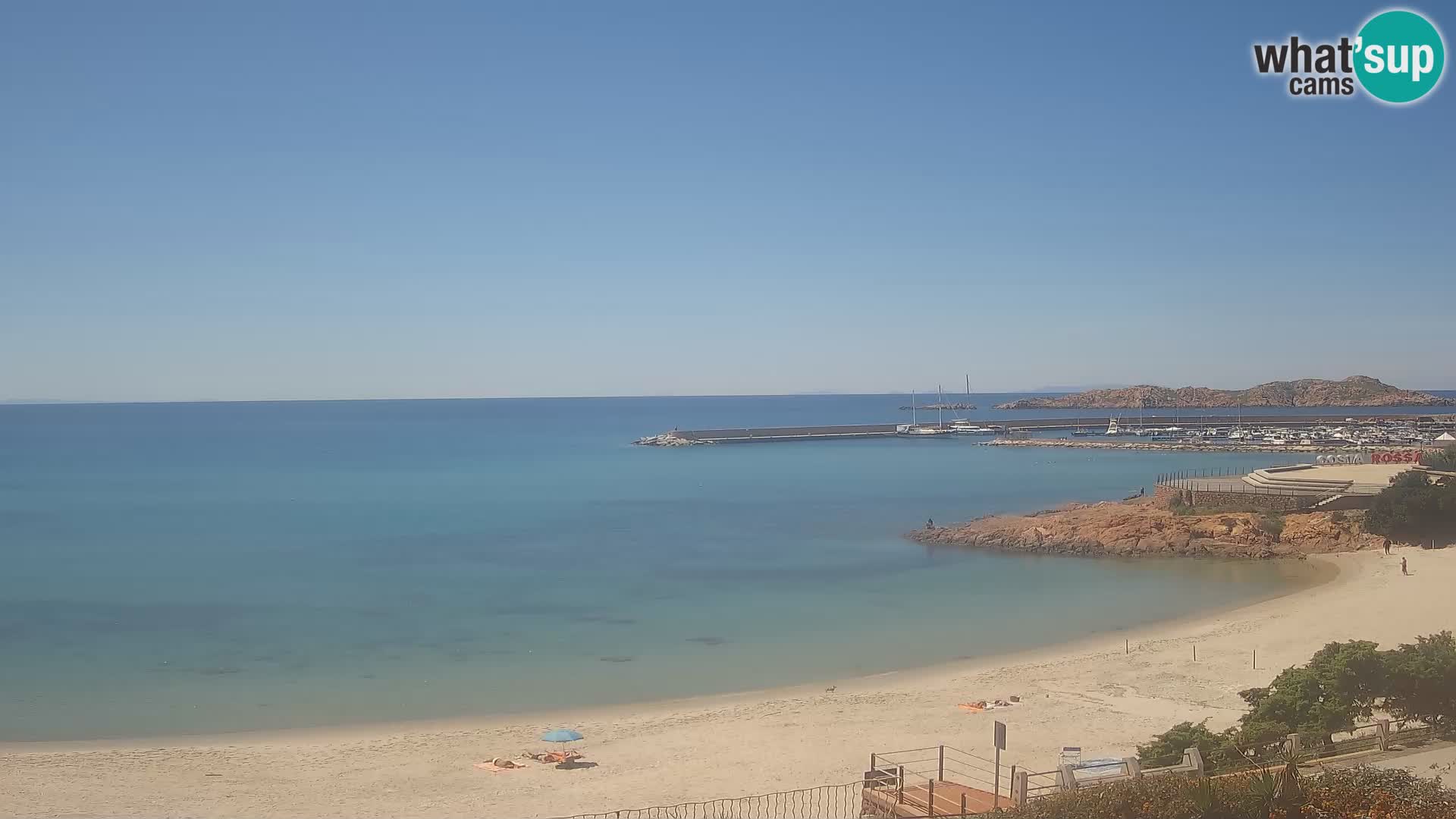 Webcam de la playa de Isola Rossa – Vista en vivo de la maravillosa costa de Cerdeña