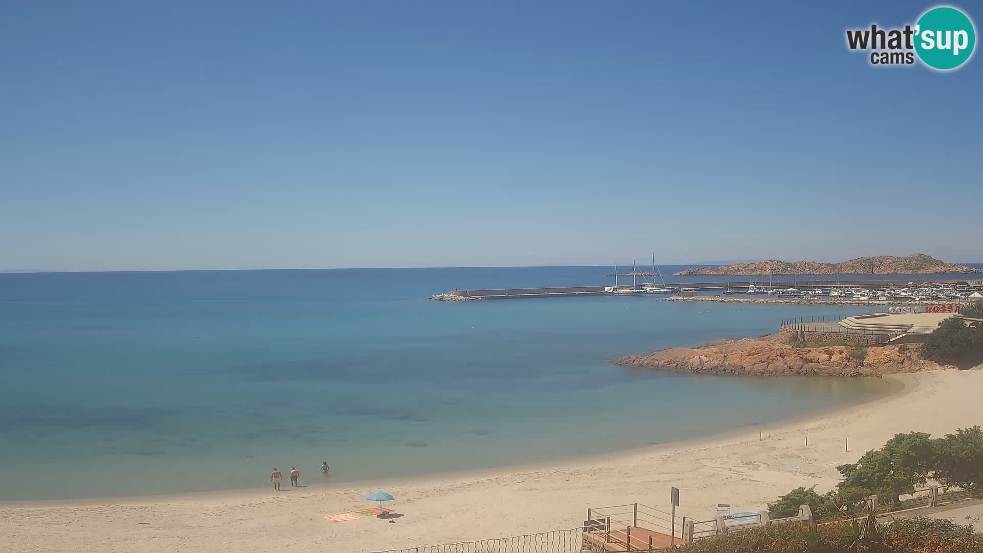 Isola Rossa Strand Webcam – Live-Ansicht der atemberaubenden Küstenlinie von Sardinien