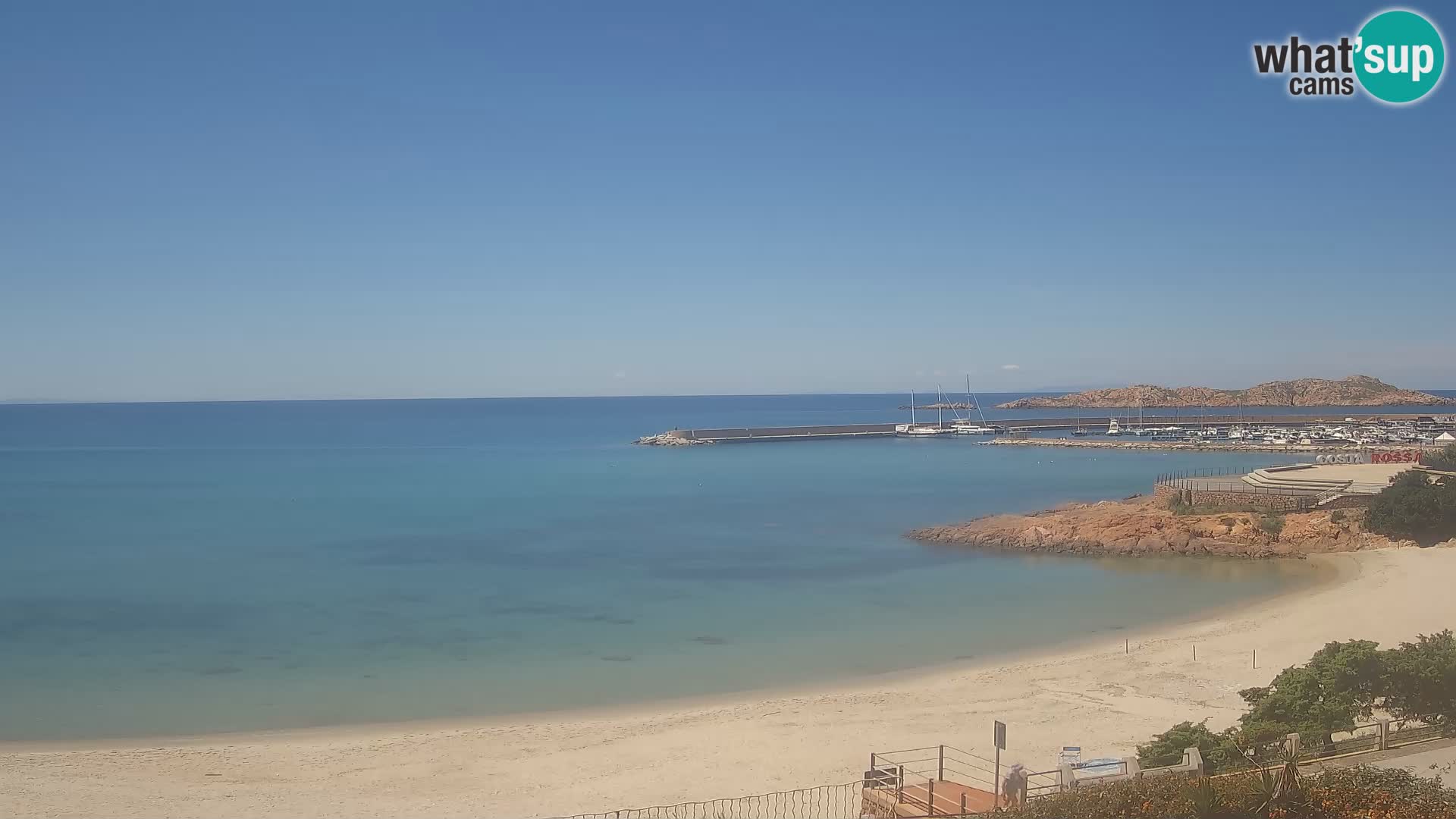 Webcam de la playa de Isola Rossa – Vista en vivo de la maravillosa costa de Cerdeña