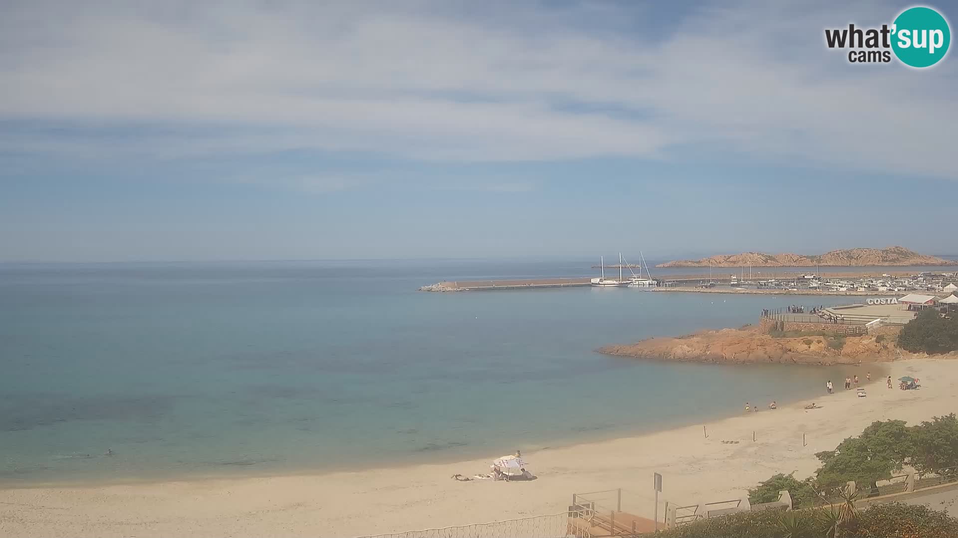 Webcam de la playa de Isola Rossa – Vista en vivo de la maravillosa costa de Cerdeña