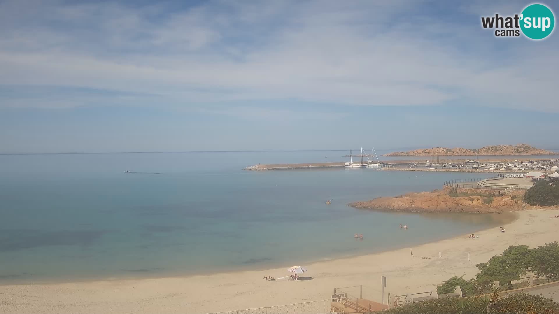 Webcam de la playa de Isola Rossa – Vista en vivo de la maravillosa costa de Cerdeña