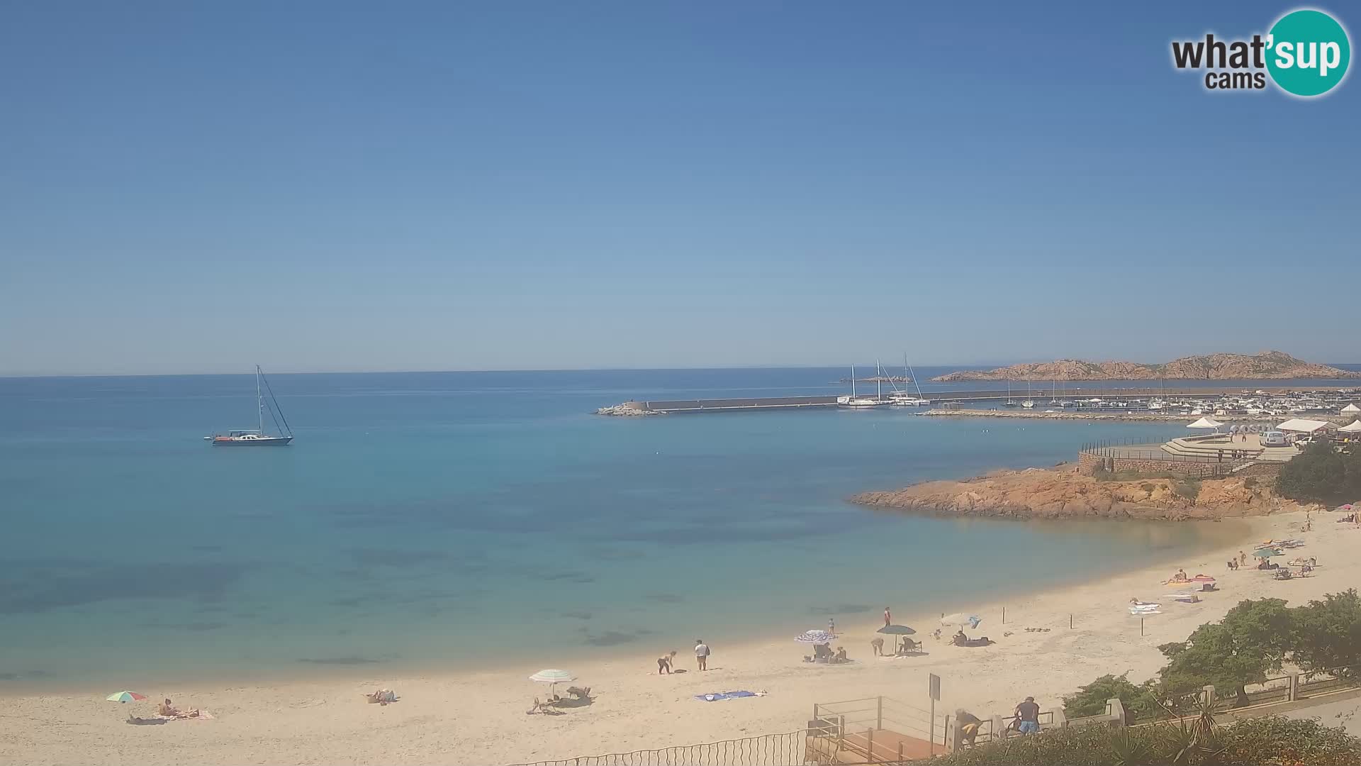 Webcam de la playa de Isola Rossa – Vista en vivo de la maravillosa costa de Cerdeña