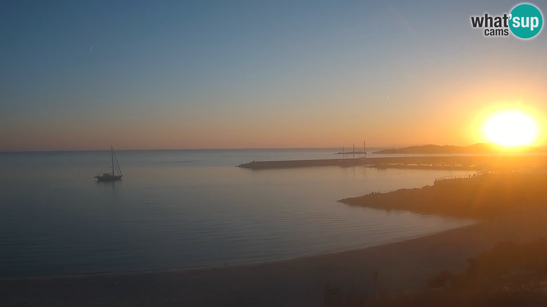 Isola Rossa Strand Webcam – Live-Ansicht der atemberaubenden Küstenlinie von Sardinien
