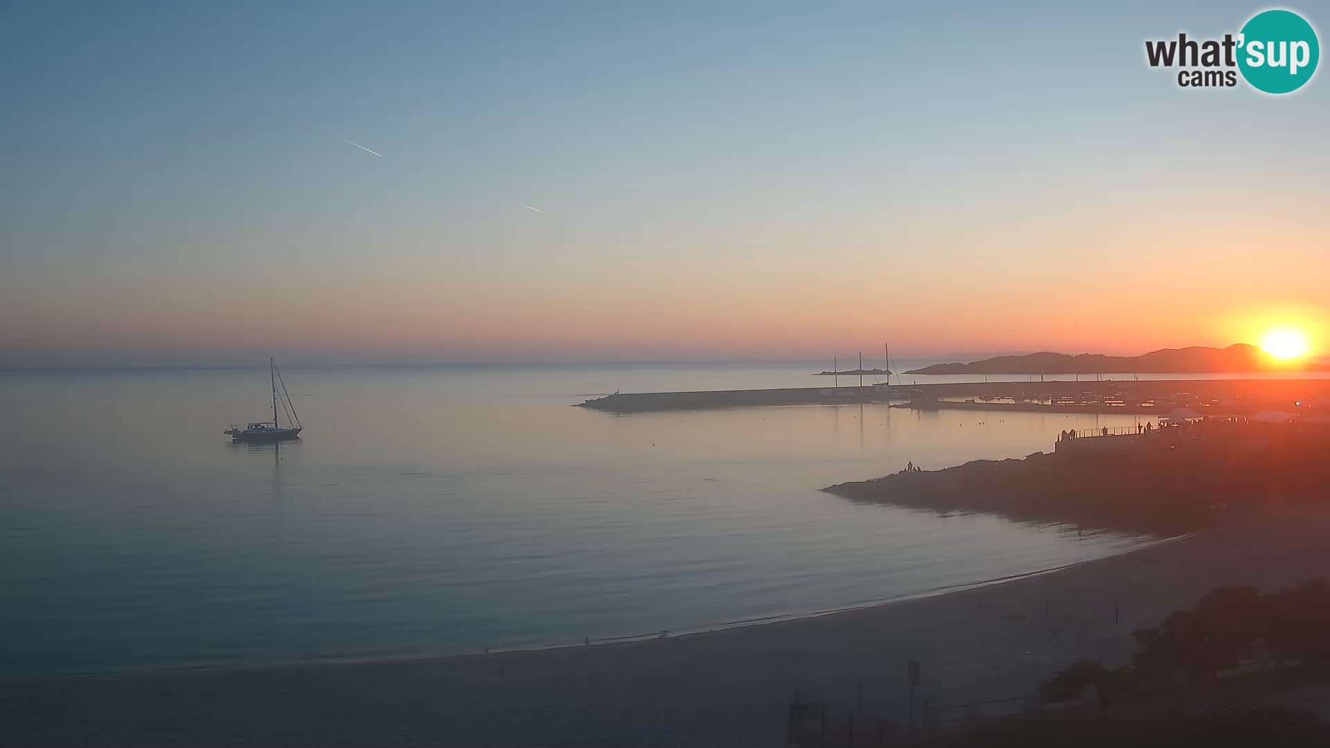 Webcam de la plage d’Isola Rossa – Vue en direct de la magnifique côte de la Sardaigne