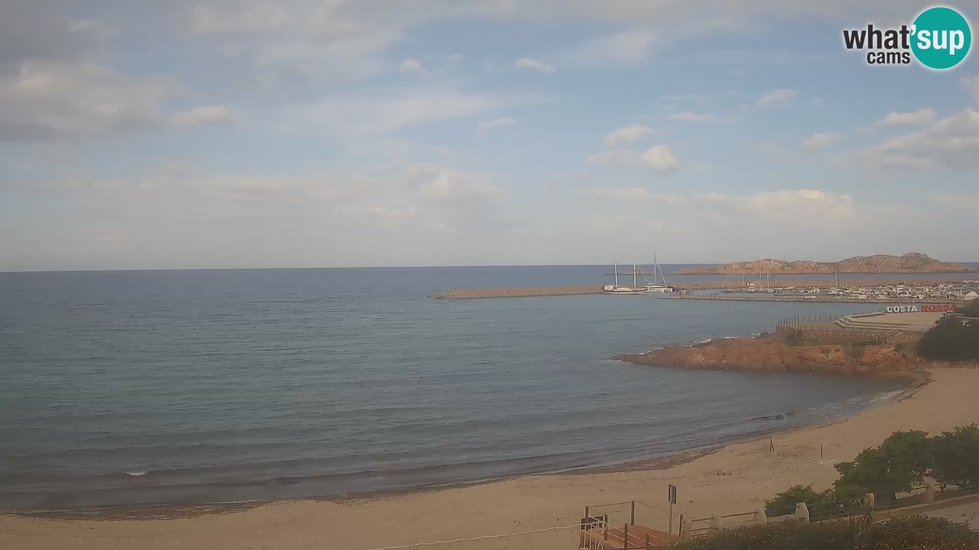 Webcam de la playa de Isola Rossa – Vista en vivo de la maravillosa costa de Cerdeña
