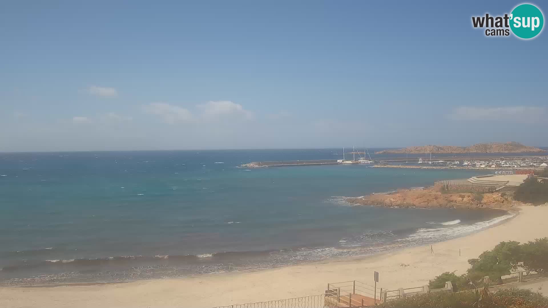 Webcam de la playa de Isola Rossa – Vista en vivo de la maravillosa costa de Cerdeña