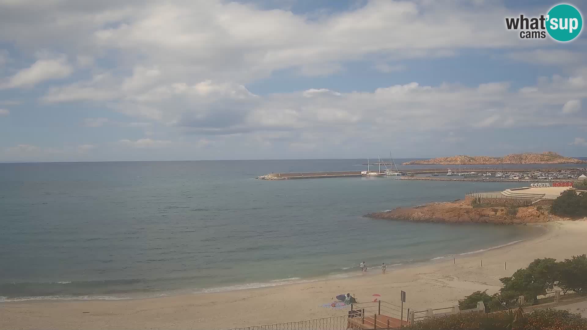 Isola Rossa Strand Webcam – Live-Ansicht der atemberaubenden Küstenlinie von Sardinien