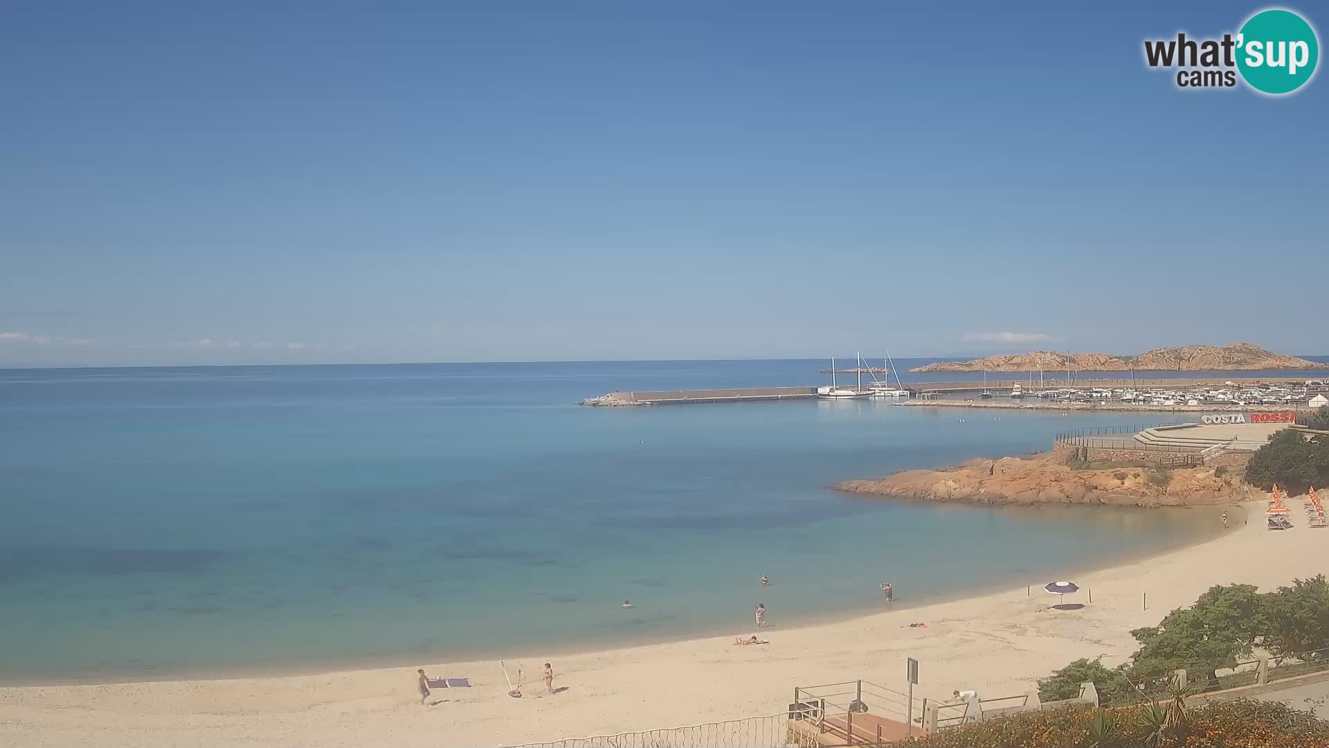 Webcam de la plage d’Isola Rossa – Vue en direct de la magnifique côte de la Sardaigne