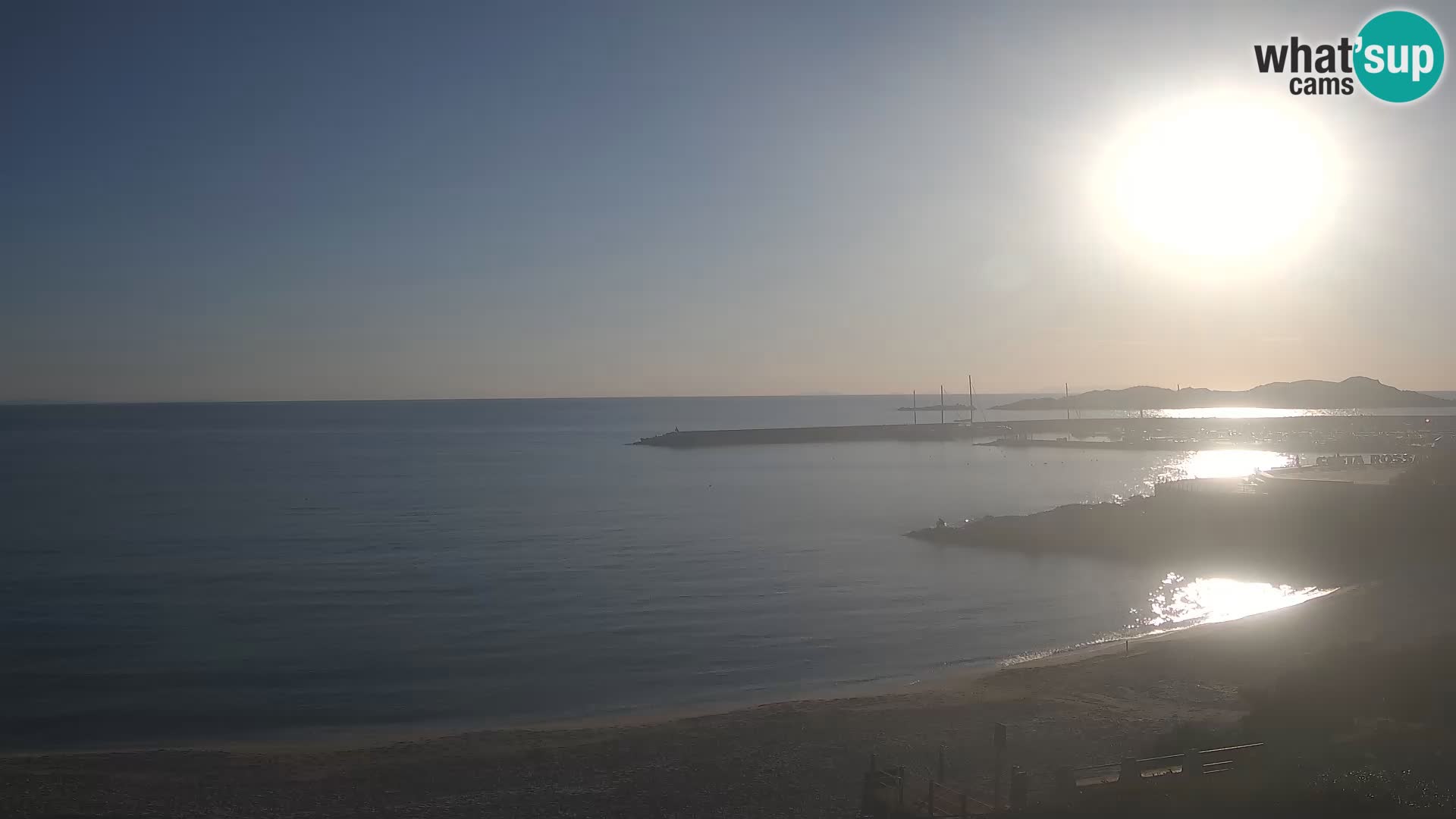 Webcam de la plage d’Isola Rossa – Vue en direct de la magnifique côte de la Sardaigne
