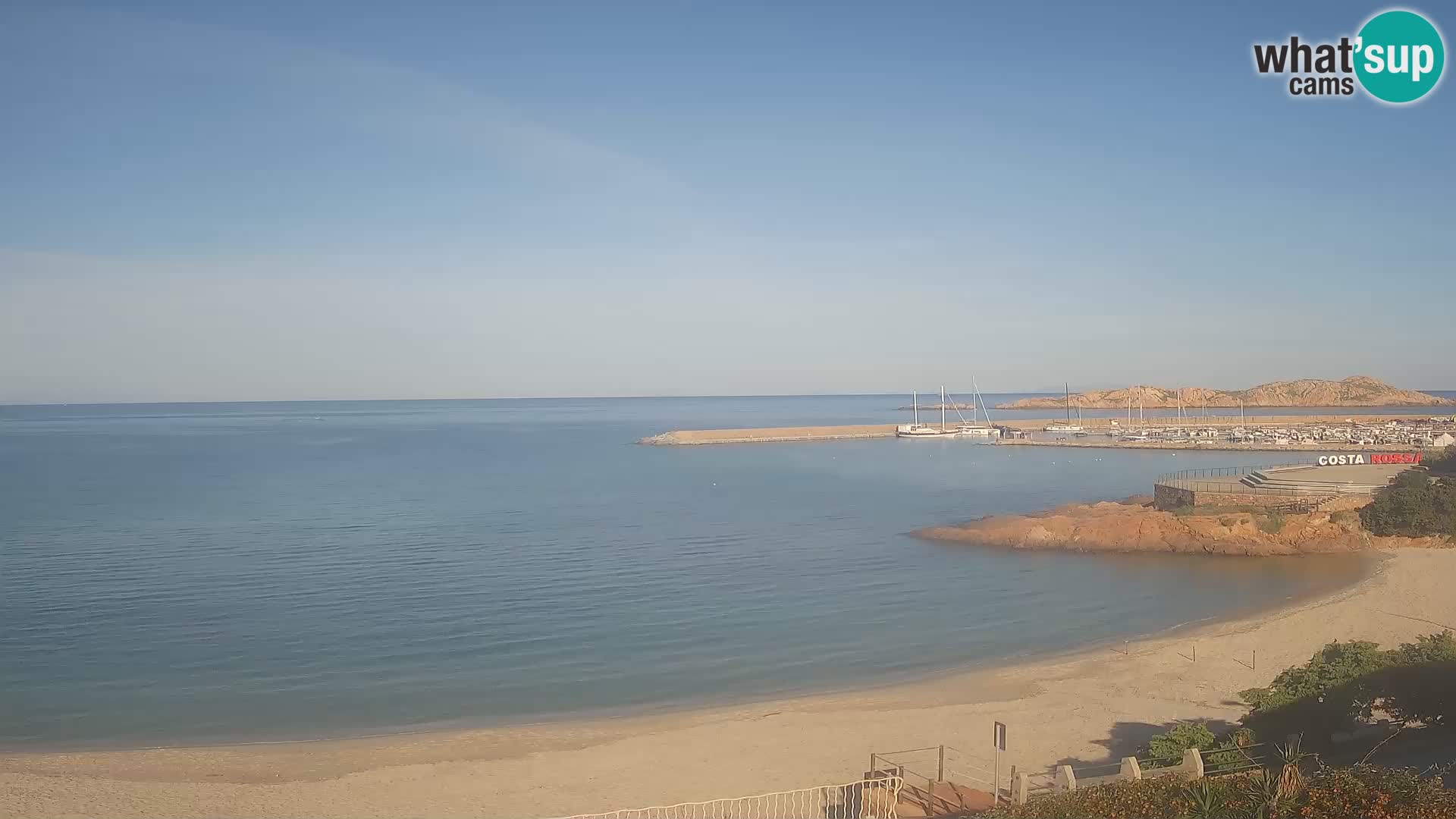 Webcam de la plage d’Isola Rossa – Vue en direct de la magnifique côte de la Sardaigne