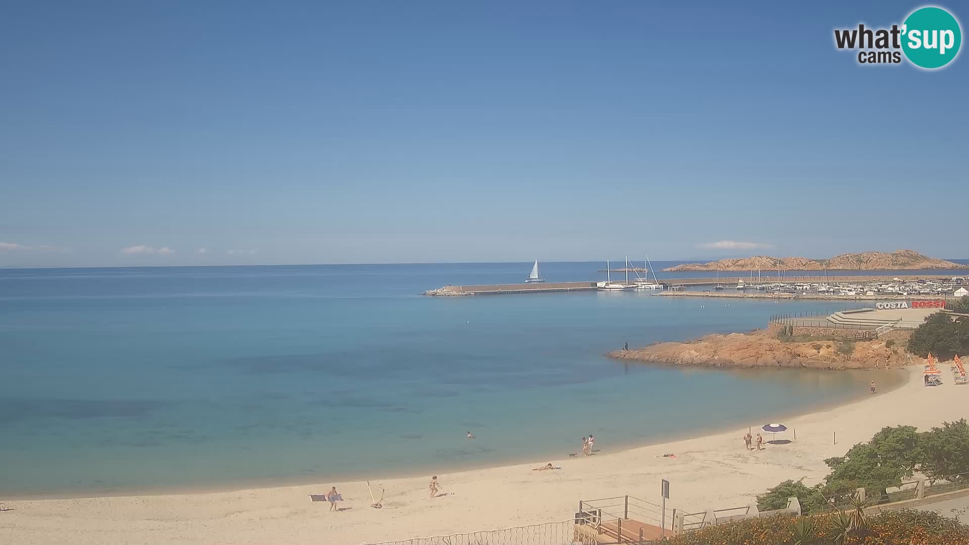 Webcam de la playa de Isola Rossa – Vista en vivo de la maravillosa costa de Cerdeña