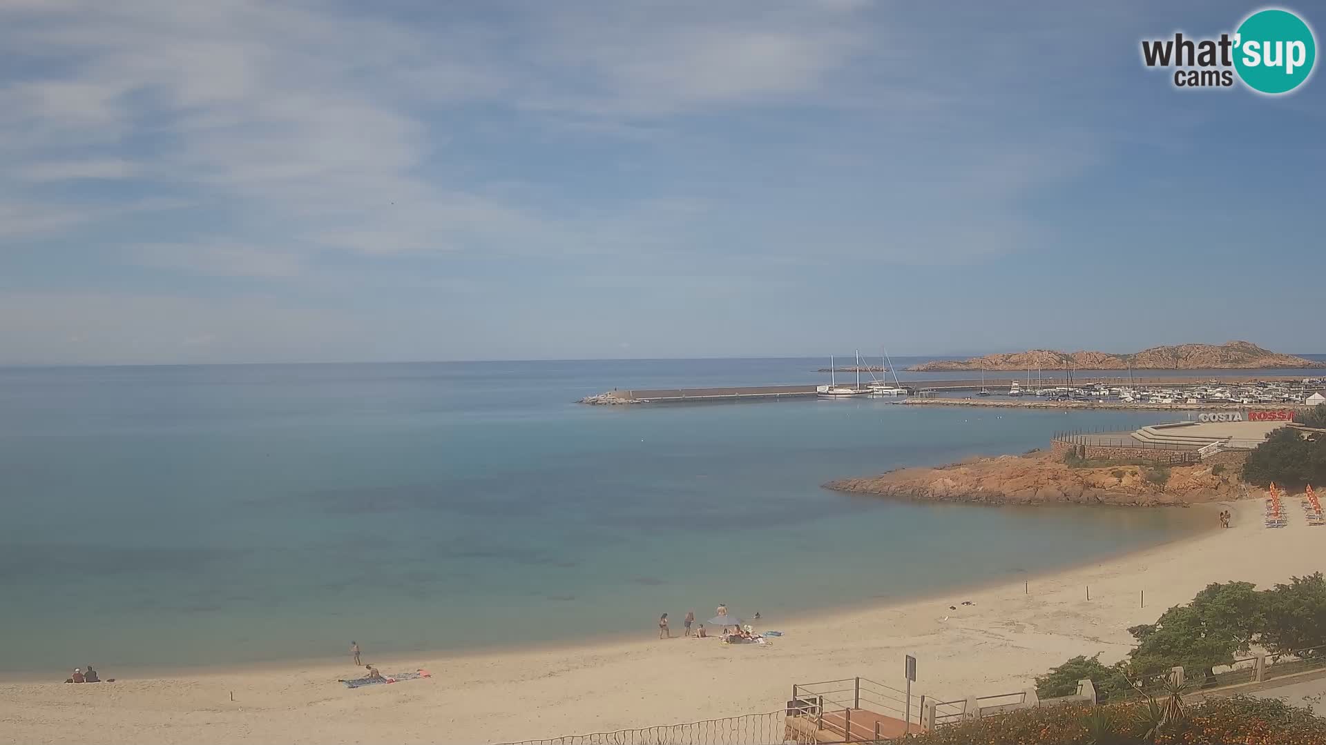 Webcam de la plage d’Isola Rossa – Vue en direct de la magnifique côte de la Sardaigne