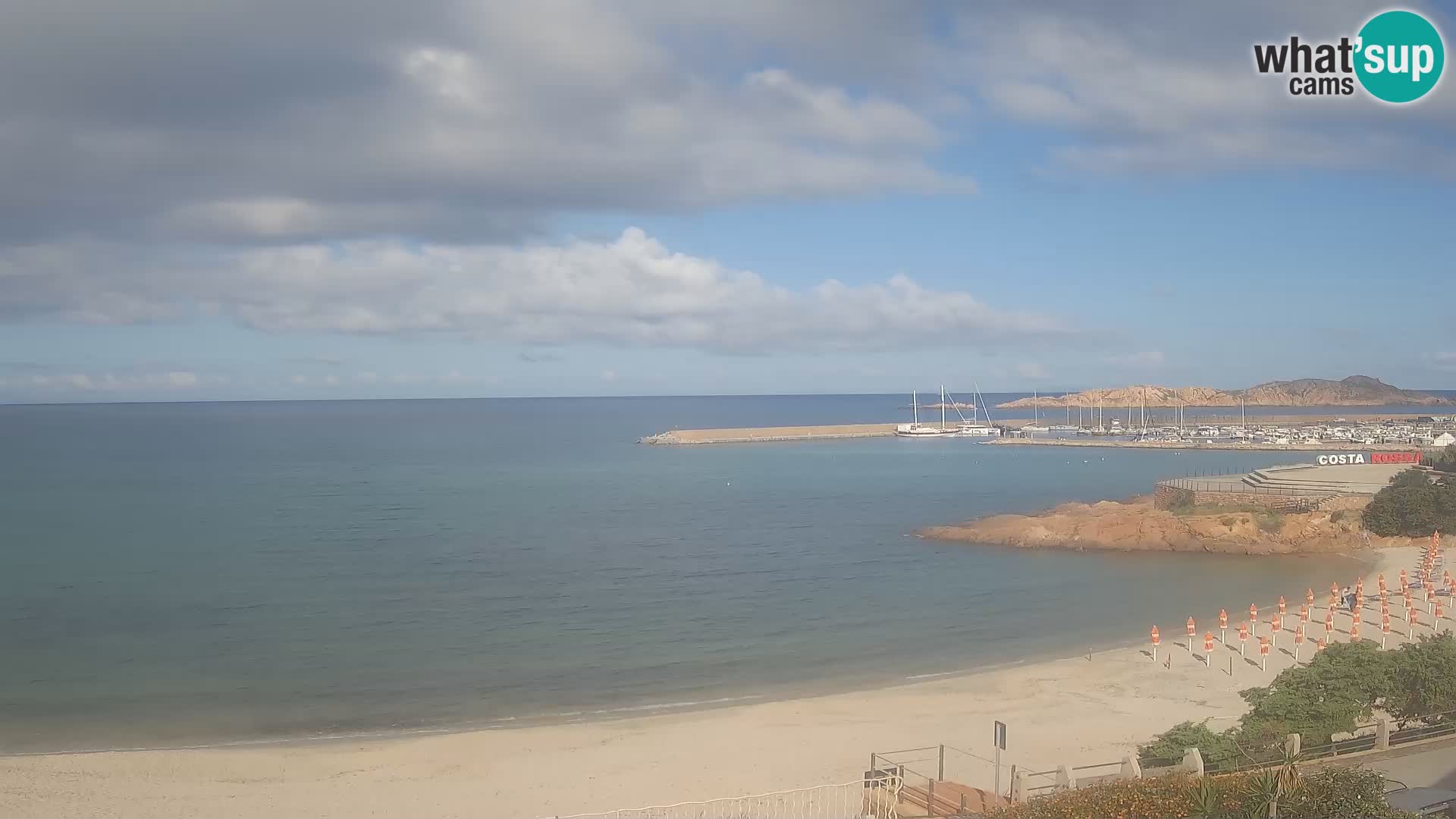 Isola Rossa Strand Webcam – Live-Ansicht der atemberaubenden Küstenlinie von Sardinien