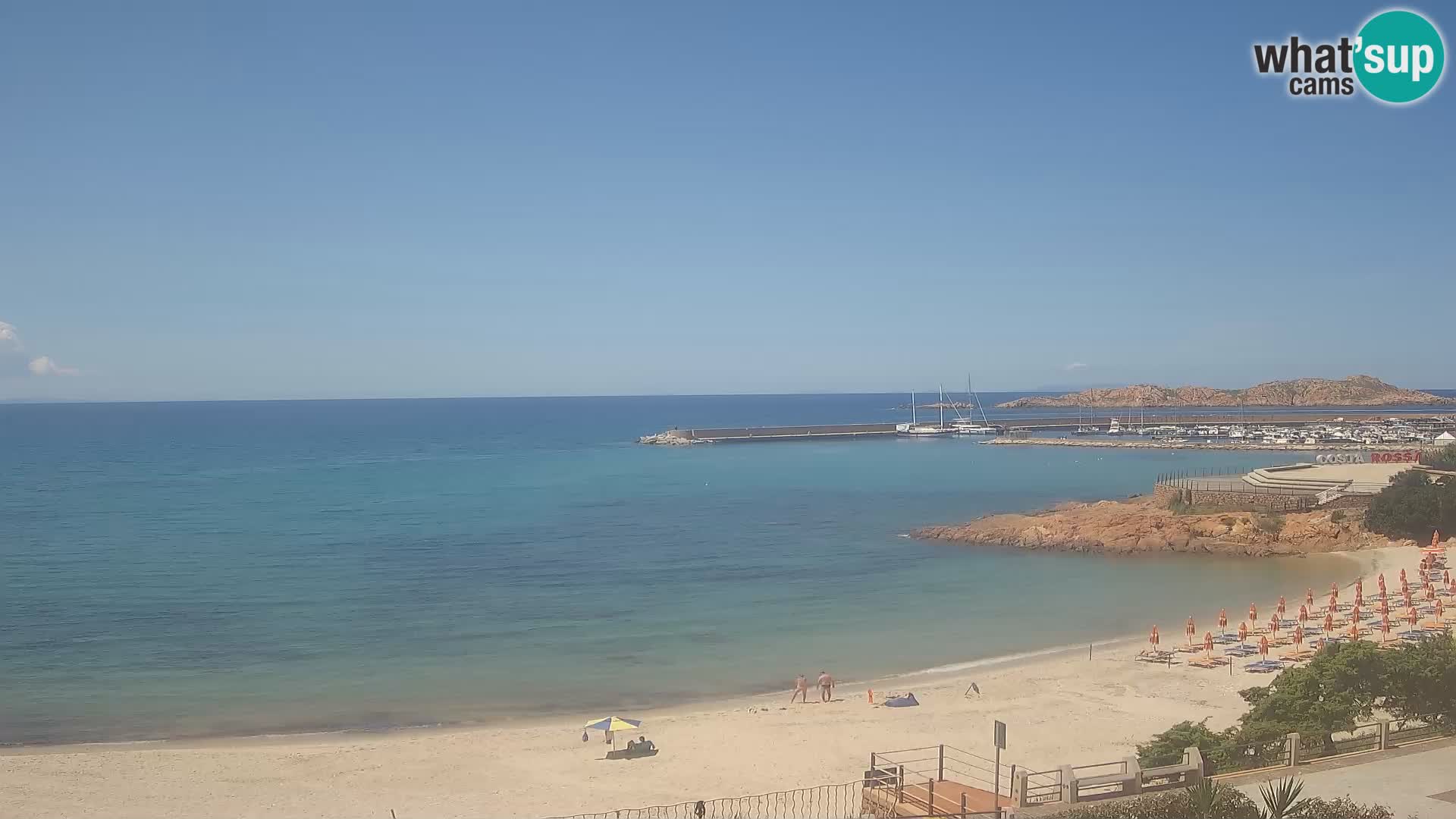Webcam de la playa de Isola Rossa – Vista en vivo de la maravillosa costa de Cerdeña