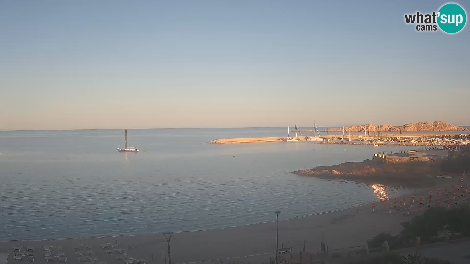 Webcam de la playa de Isola Rossa – Vista en vivo de la maravillosa costa de Cerdeña