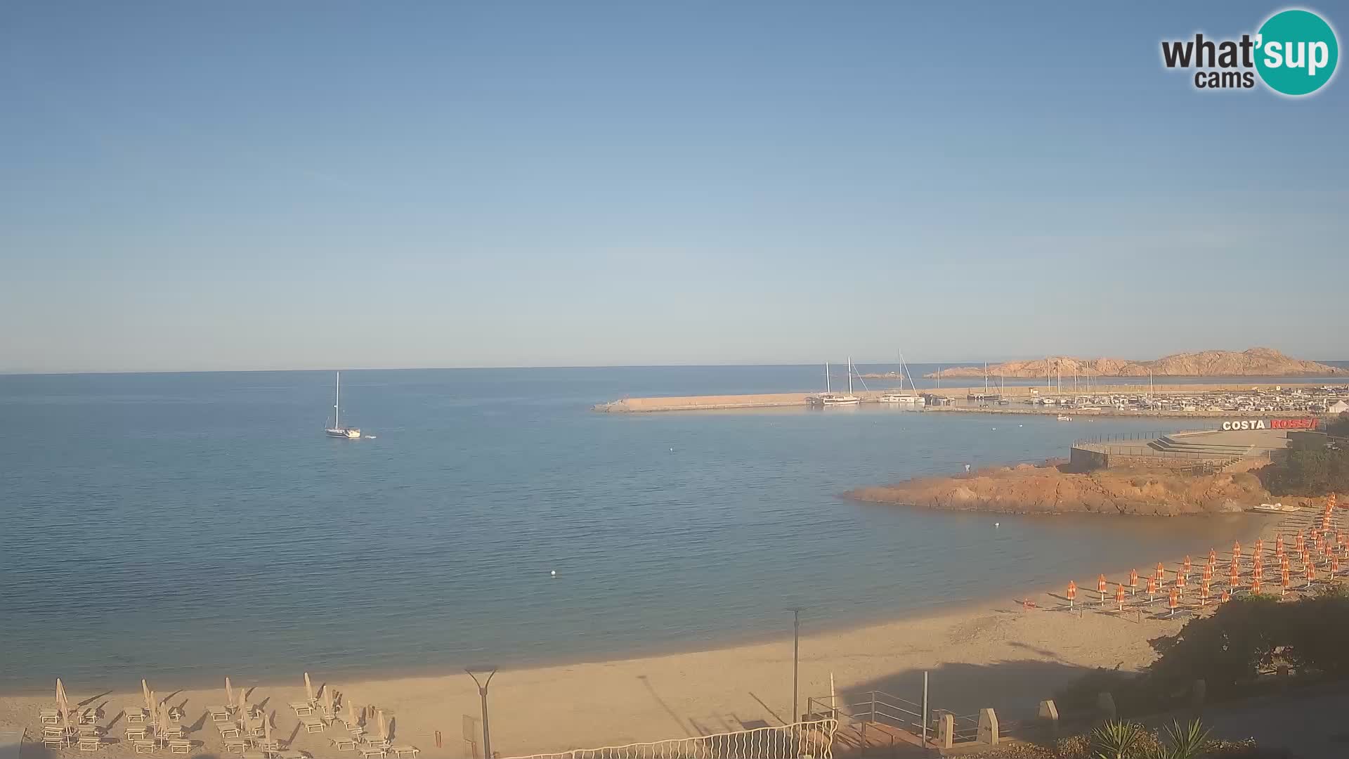 Webcam de la playa de Isola Rossa – Vista en vivo de la maravillosa costa de Cerdeña