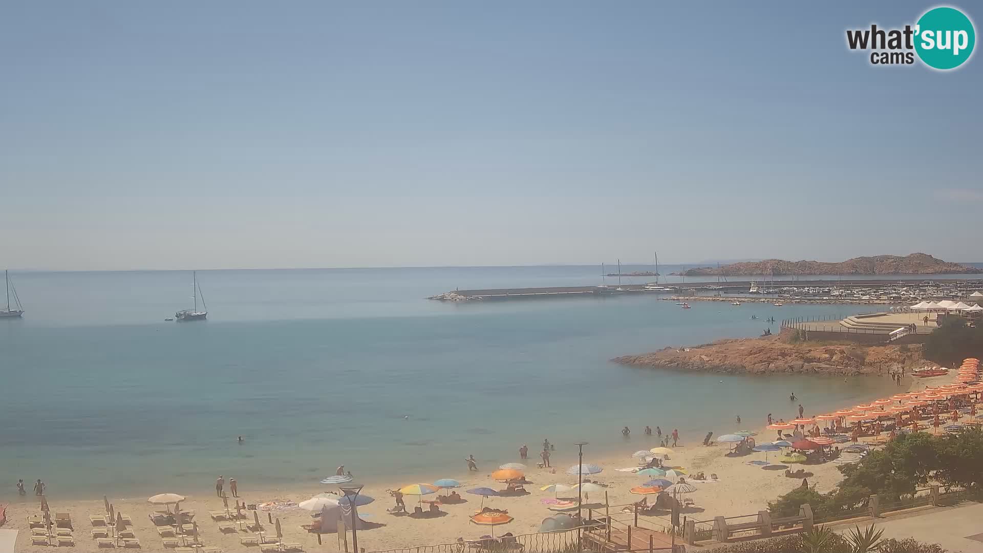 Isola Rossa Strand Webcam – Live-Ansicht der atemberaubenden Küstenlinie von Sardinien