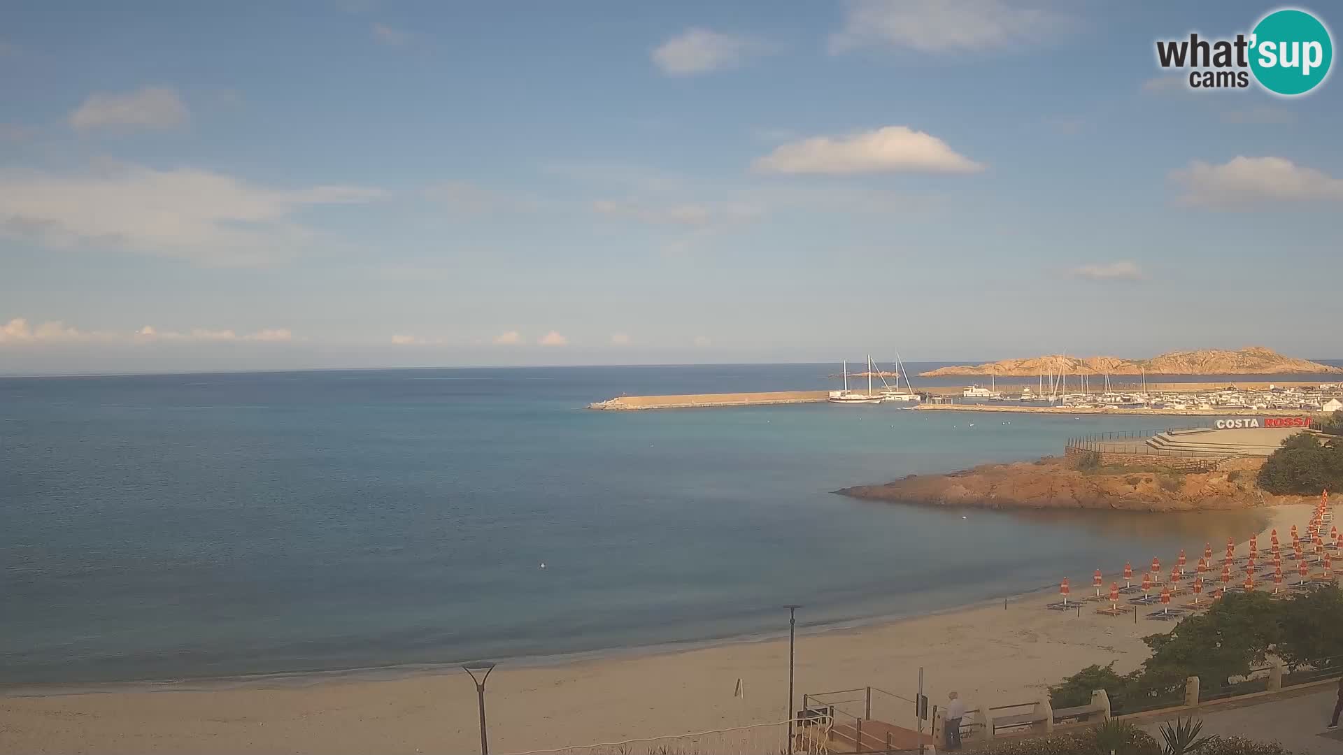 Isola Rossa Strand Webcam – Live-Ansicht der atemberaubenden Küstenlinie von Sardinien