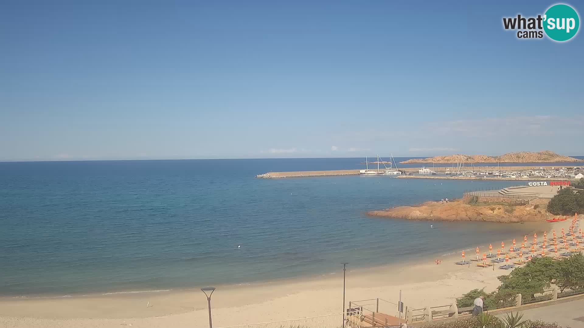 Webcam de la playa de Isola Rossa – Vista en vivo de la maravillosa costa de Cerdeña