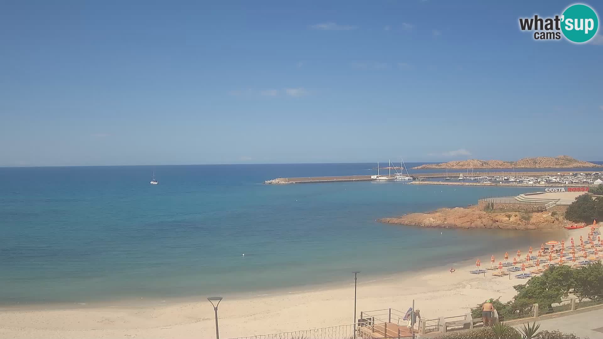 Web kamera plaže Isola Rossa – Uživo pogled na predivnu obalu Sardinije