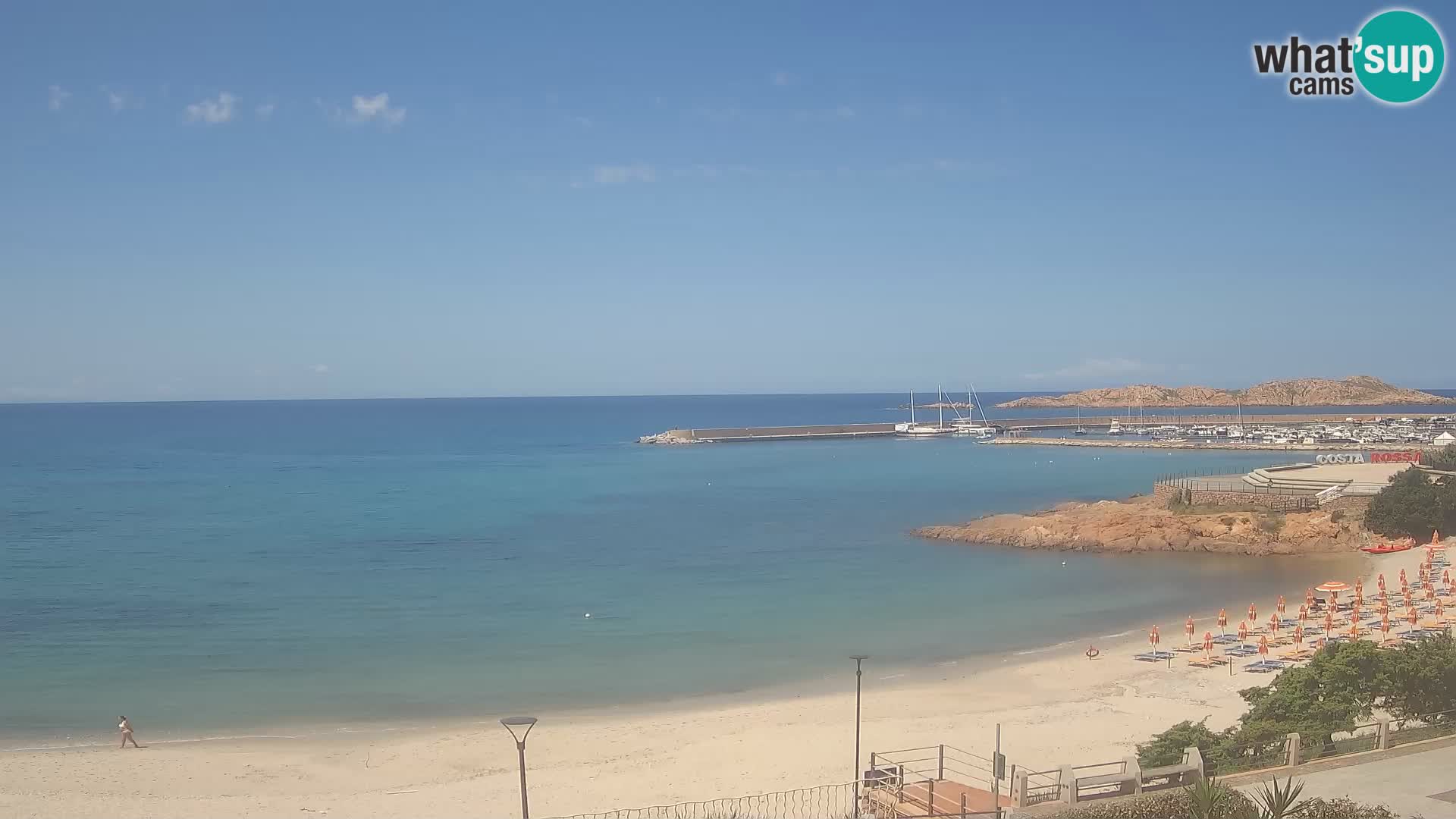 Isola Rossa Strand Webcam – Live-Ansicht der atemberaubenden Küstenlinie von Sardinien