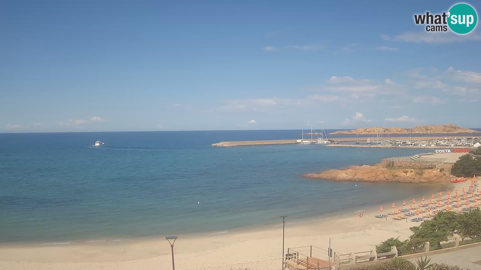 Webcam de la playa de Isola Rossa – Vista en vivo de la maravillosa costa de Cerdeña