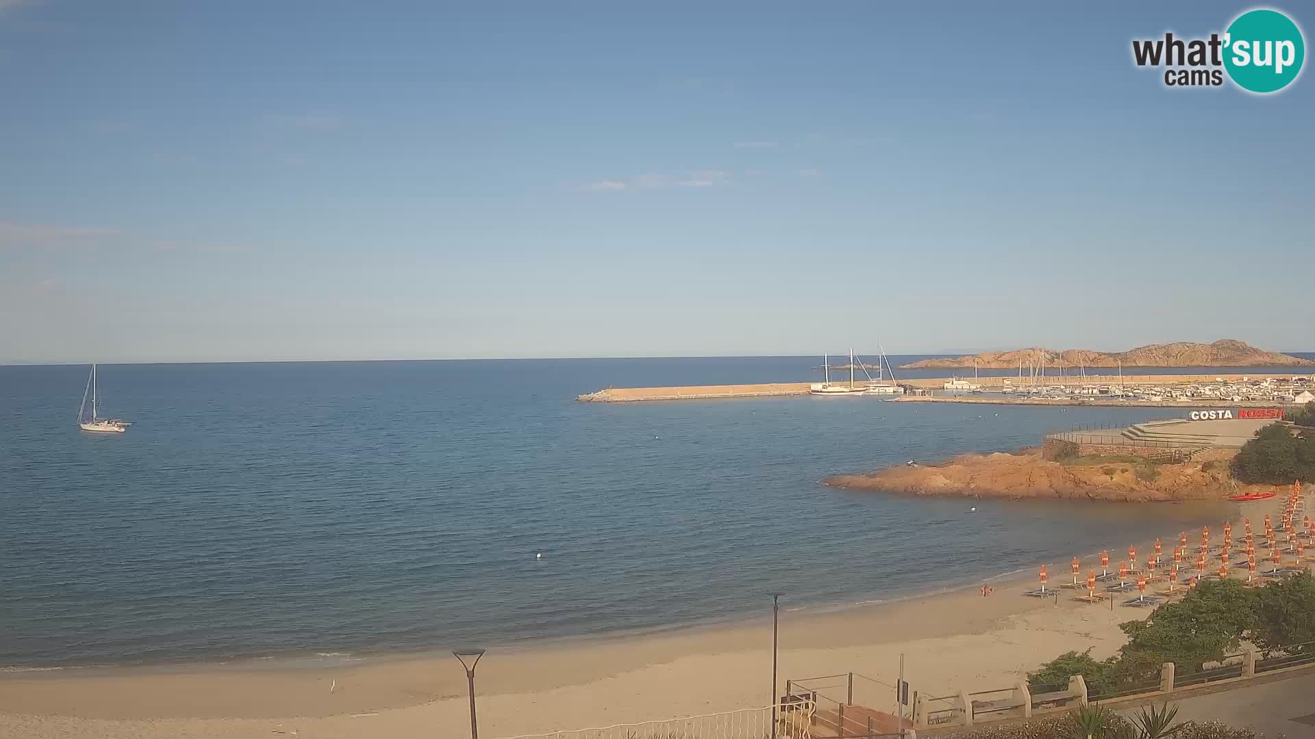 Webcam de la playa de Isola Rossa – Vista en vivo de la maravillosa costa de Cerdeña