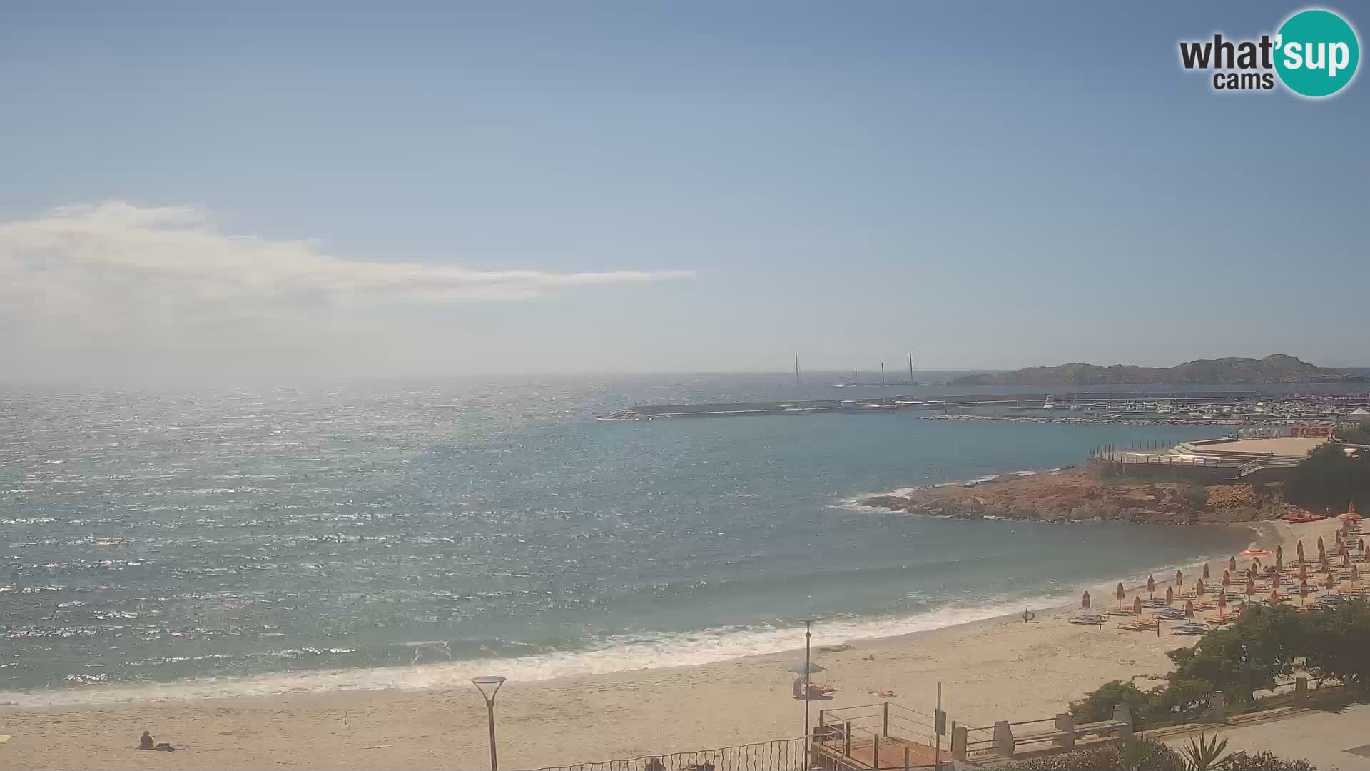 Webcam de la plage d’Isola Rossa – Vue en direct de la magnifique côte de la Sardaigne