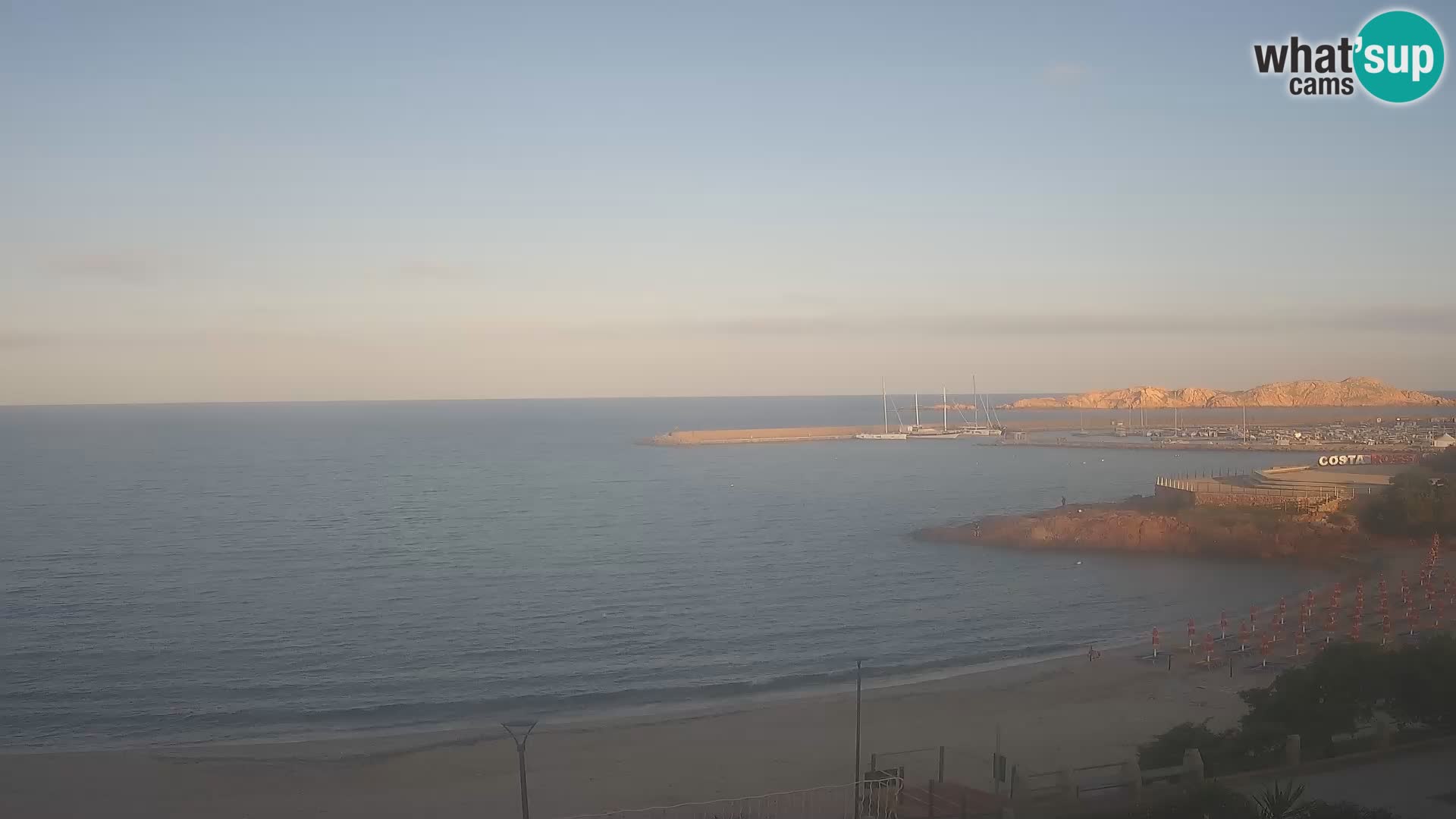 Webcam de la plage d’Isola Rossa – Vue en direct de la magnifique côte de la Sardaigne