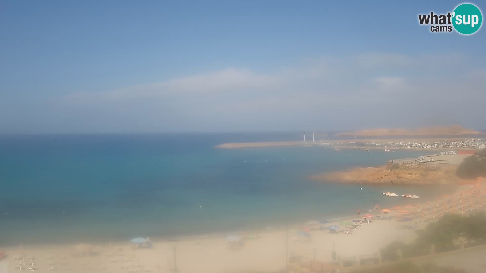 Isola Rossa Strand Webcam – Live-Ansicht der atemberaubenden Küstenlinie von Sardinien
