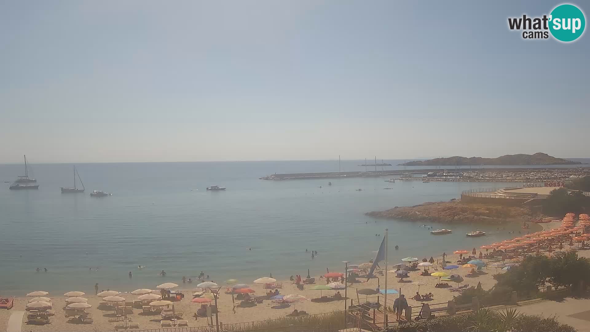 Webcam de la playa de Isola Rossa – Vista en vivo de la maravillosa costa de Cerdeña