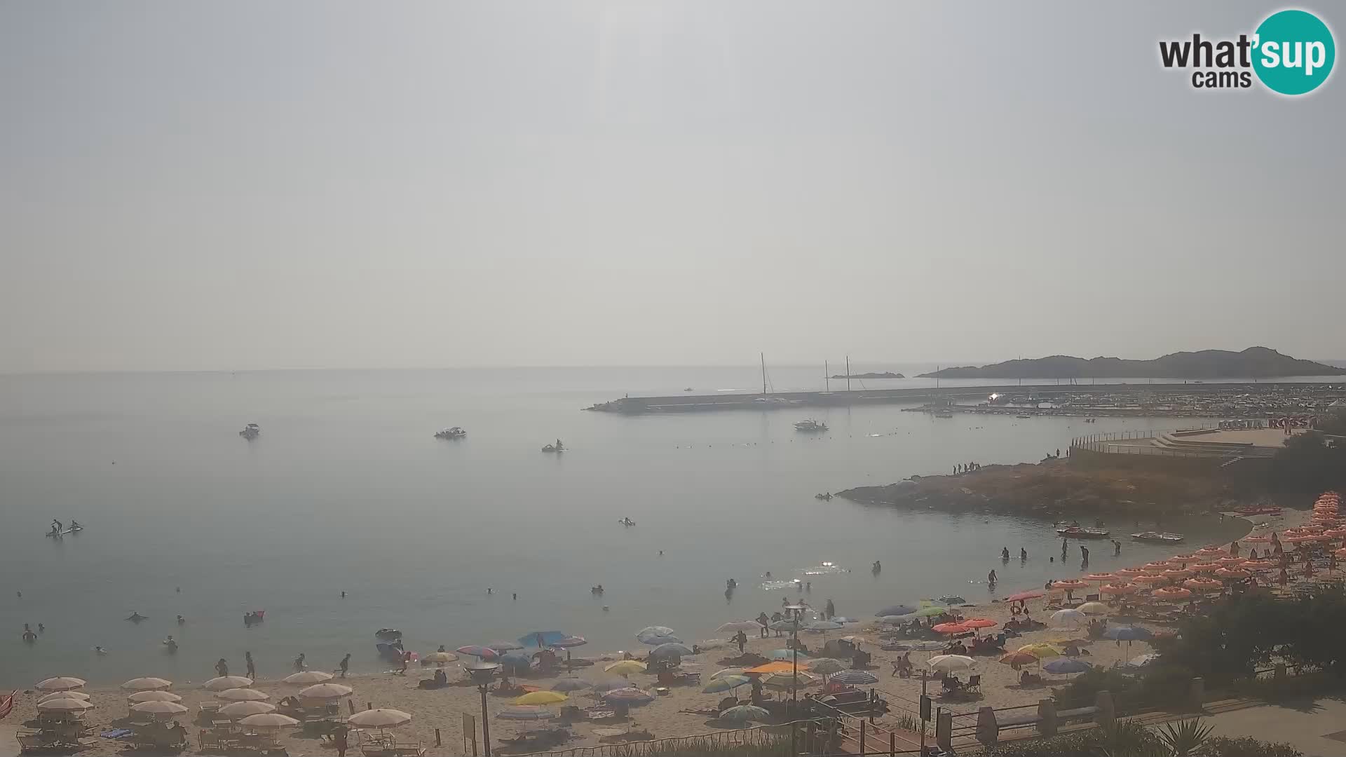 Webcam de la plage d’Isola Rossa – Vue en direct de la magnifique côte de la Sardaigne