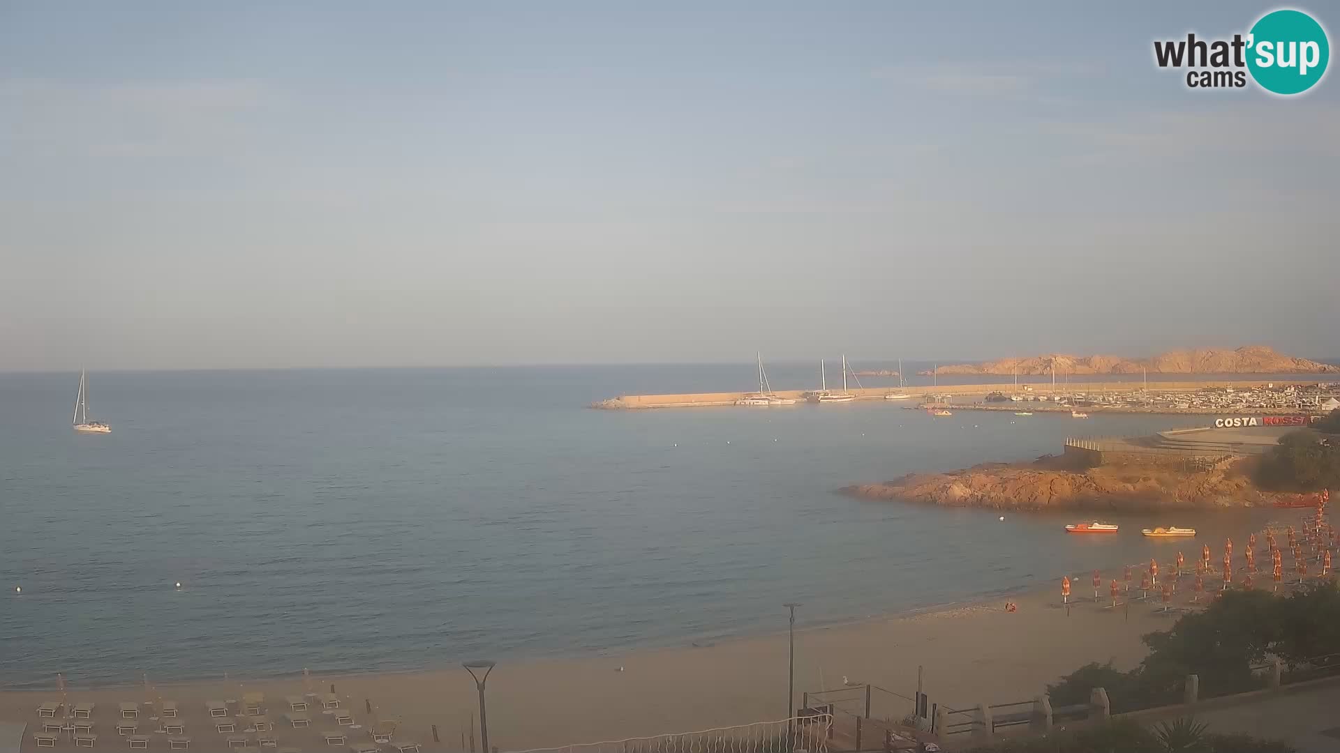 Webcam de la plage d’Isola Rossa – Vue en direct de la magnifique côte de la Sardaigne