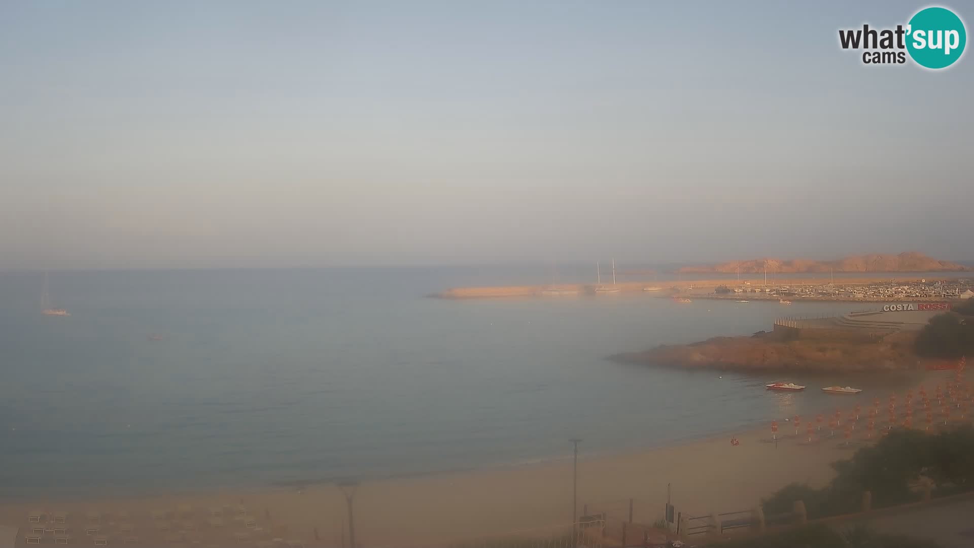Webcam de la plage d’Isola Rossa – Vue en direct de la magnifique côte de la Sardaigne