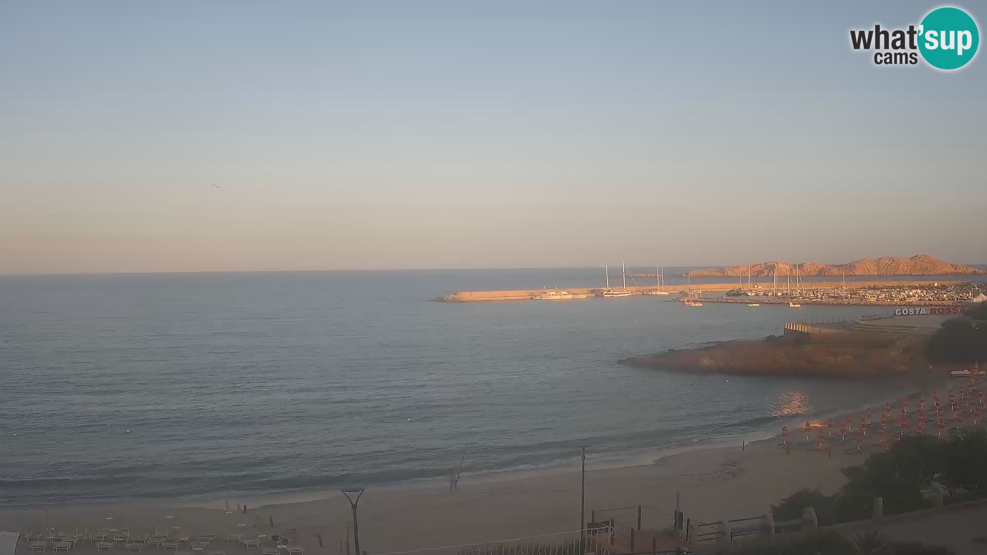 Webcam de la plage d’Isola Rossa – Vue en direct de la magnifique côte de la Sardaigne