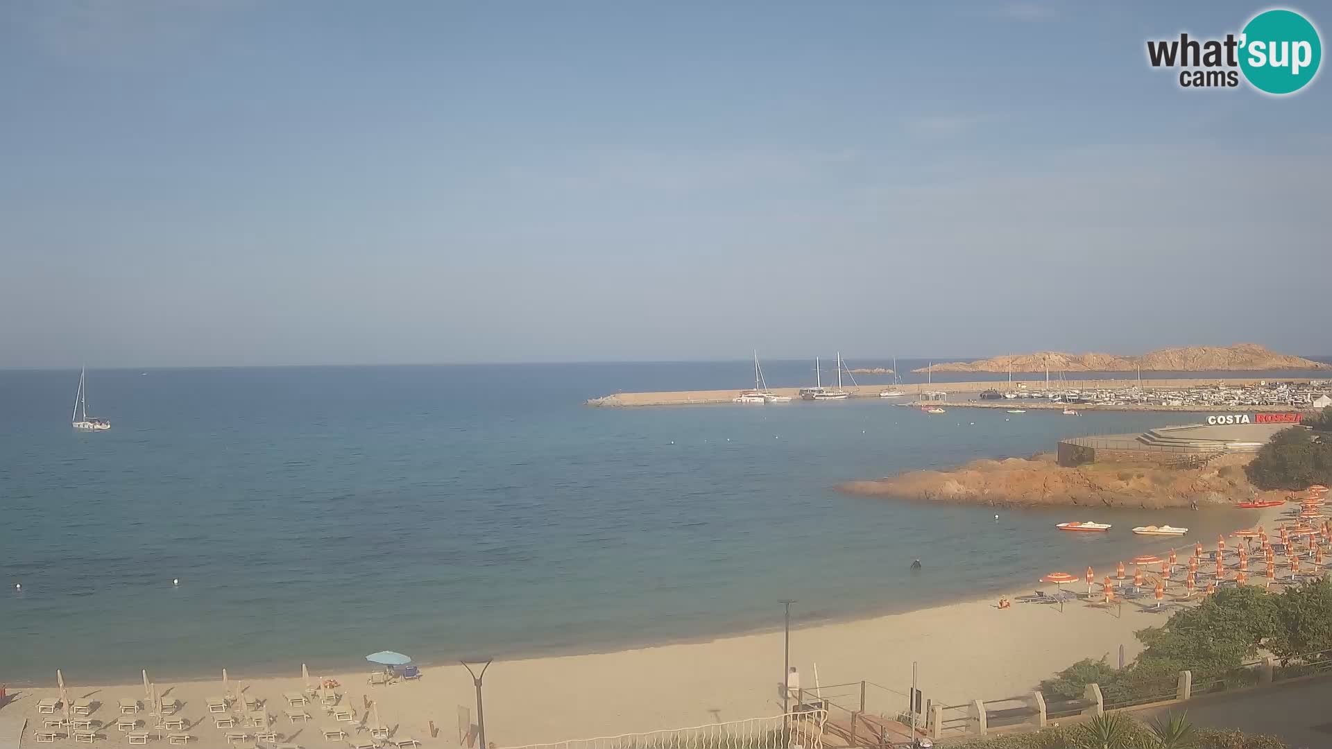 Webcam de la playa de Isola Rossa – Vista en vivo de la maravillosa costa de Cerdeña