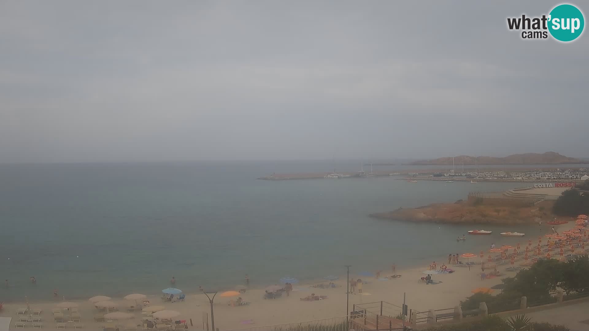Webcam della spiaggia di Isola Rossa – Vista in diretta della meravigliosa costa della Sardegna