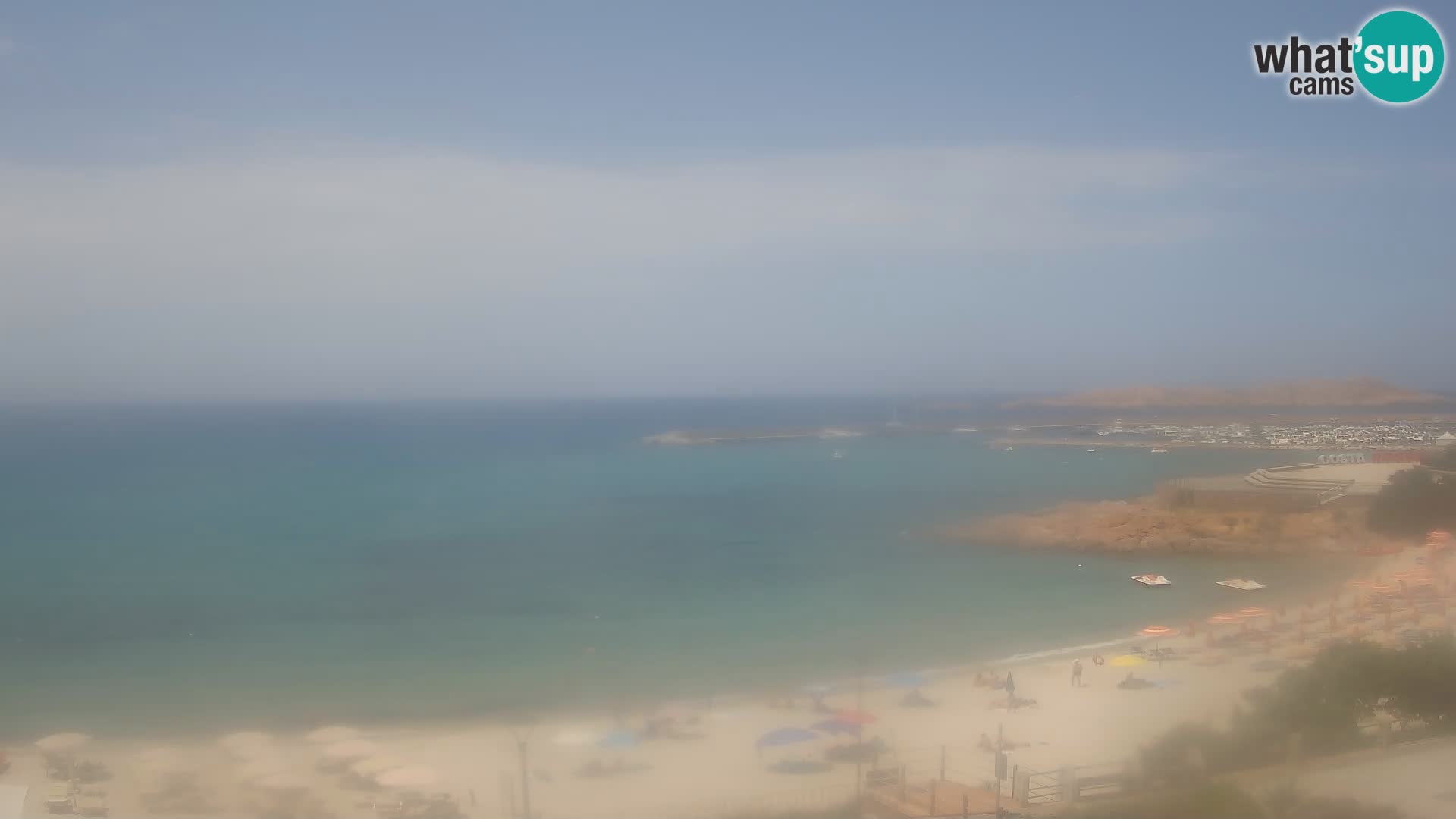Webcam de la plage d’Isola Rossa – Vue en direct de la magnifique côte de la Sardaigne
