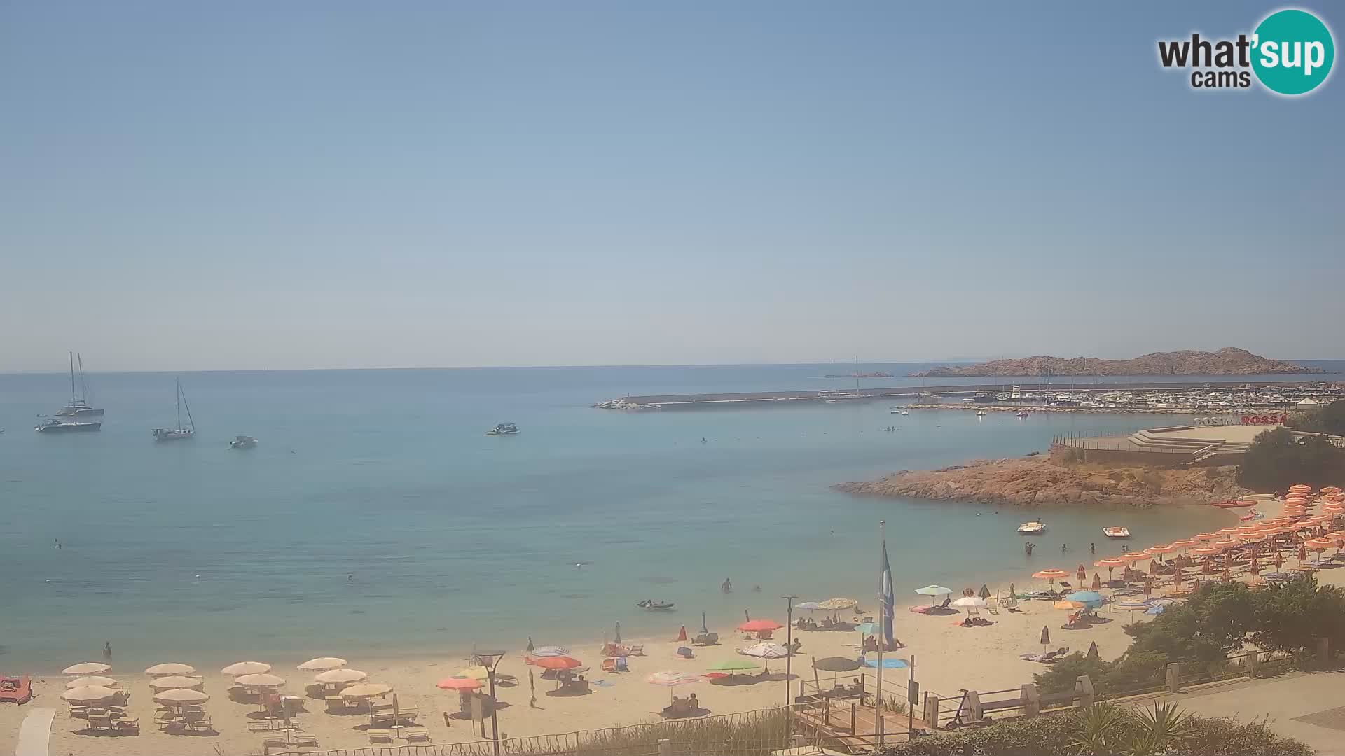 Webcam de la playa de Isola Rossa – Vista en vivo de la maravillosa costa de Cerdeña