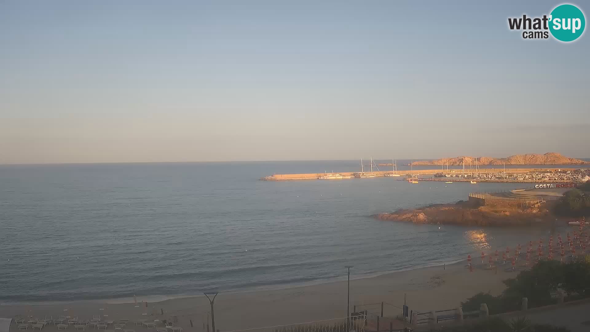 Isola Rossa Strand Webcam – Live-Ansicht der atemberaubenden Küstenlinie von Sardinien
