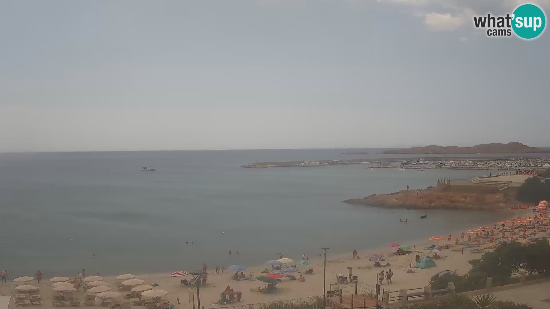 Isola Rossa Strand Webcam – Live-Ansicht der atemberaubenden Küstenlinie von Sardinien