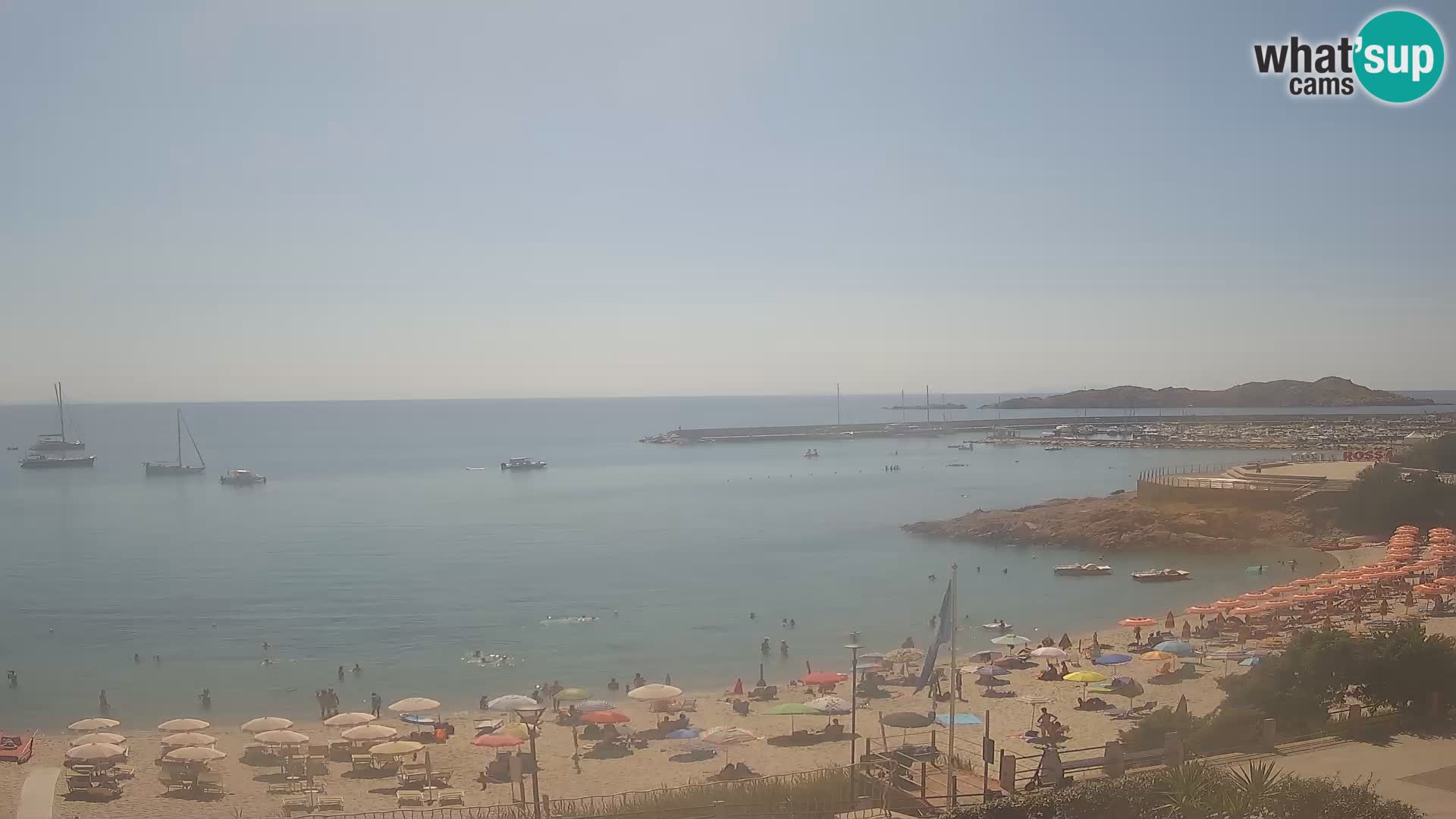 Webcam de la plage d’Isola Rossa – Vue en direct de la magnifique côte de la Sardaigne