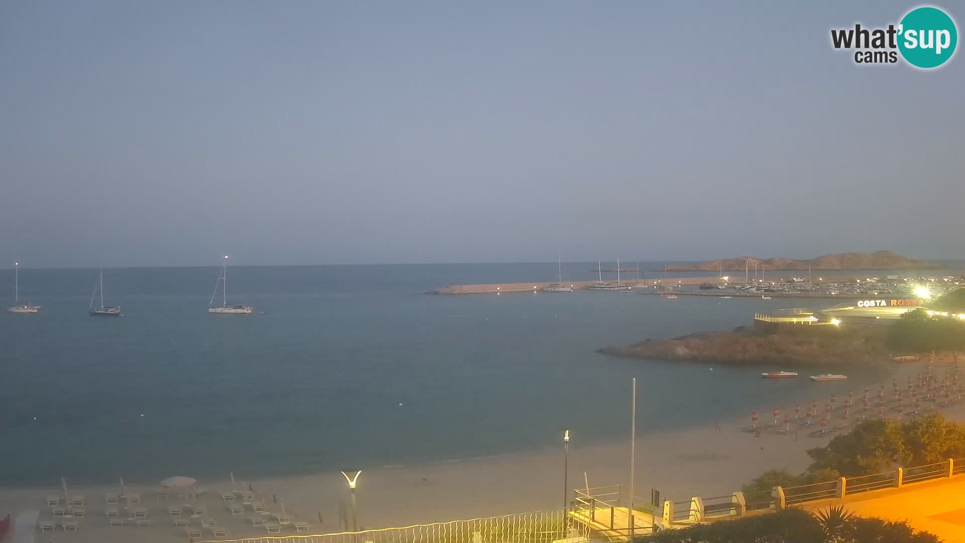 Webcam de la plage d’Isola Rossa – Vue en direct de la magnifique côte de la Sardaigne
