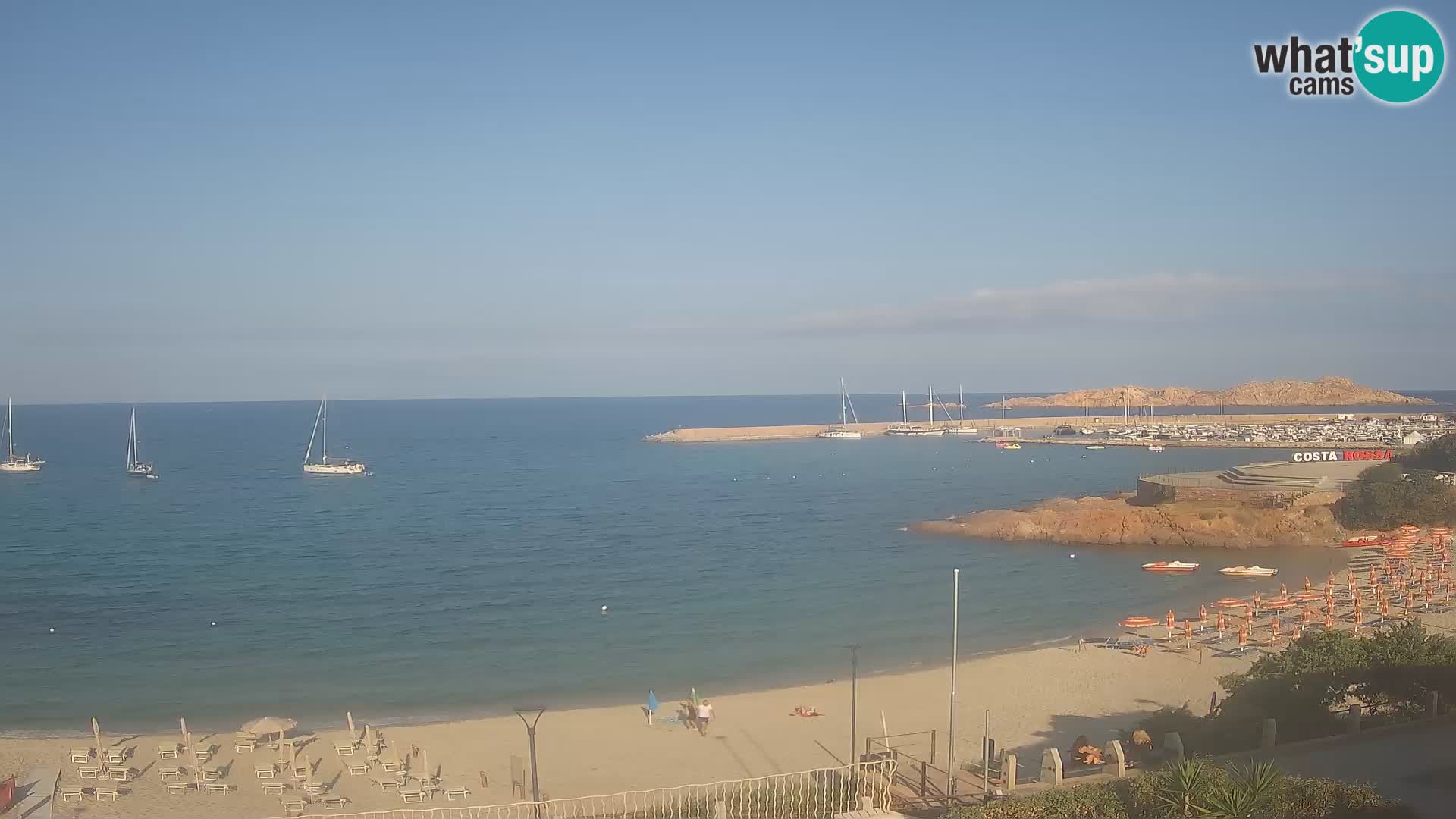 Webcam de la playa de Isola Rossa – Vista en vivo de la maravillosa costa de Cerdeña