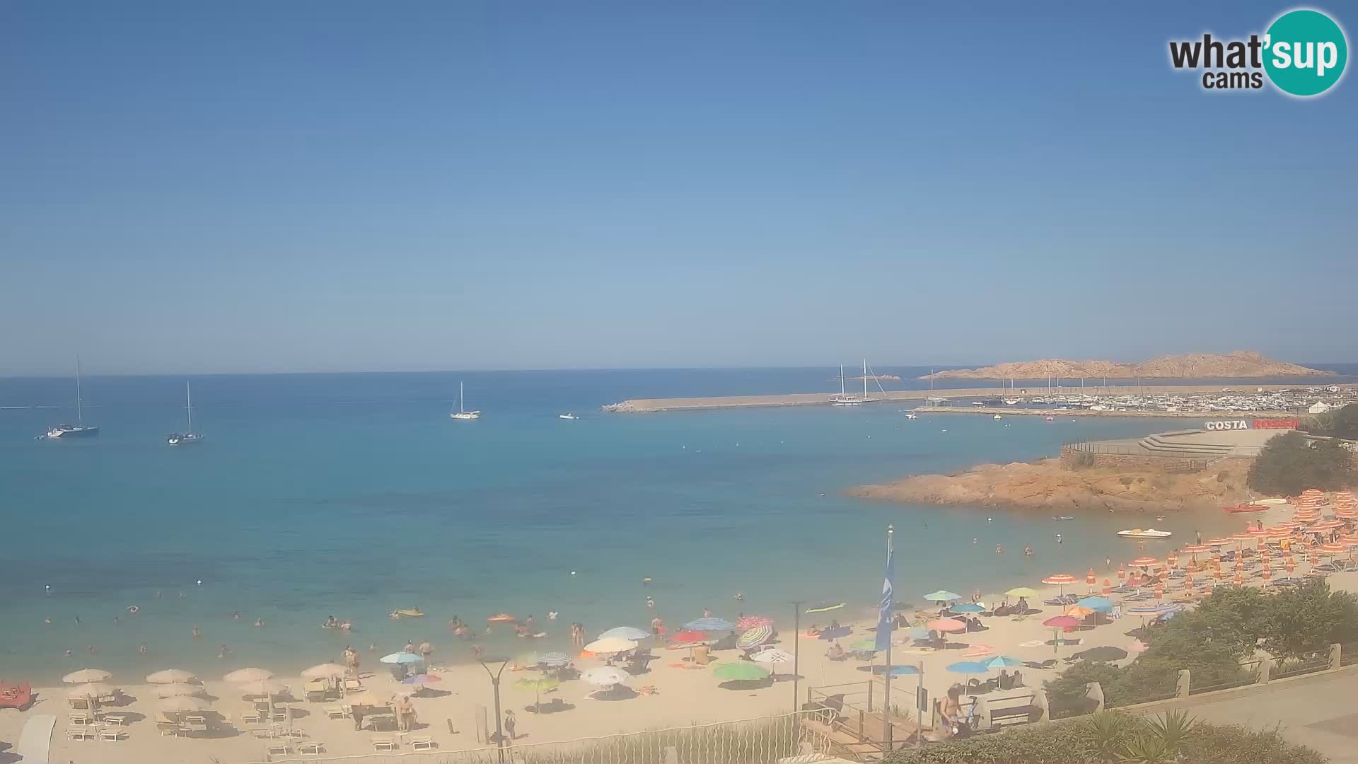 Isola Rossa Strand Webcam – Live-Ansicht der atemberaubenden Küstenlinie von Sardinien
