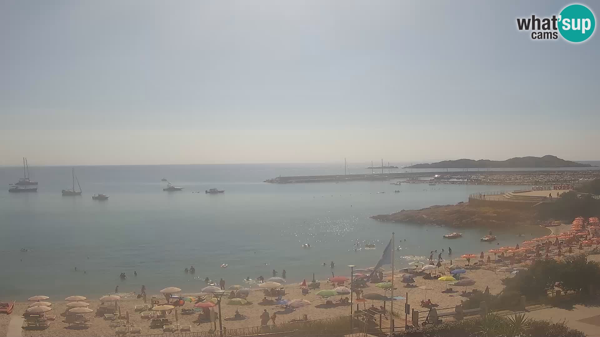 Webcam de la playa de Isola Rossa – Vista en vivo de la maravillosa costa de Cerdeña