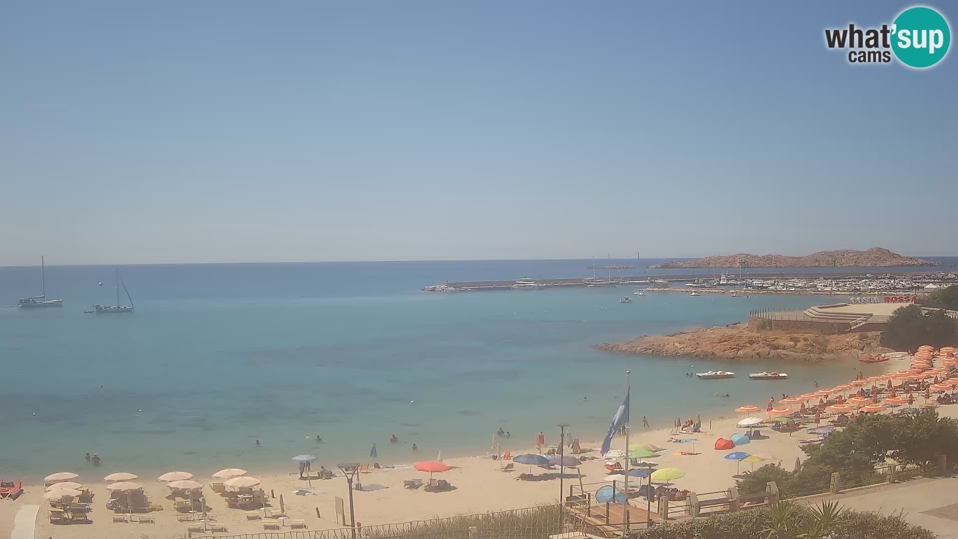 Webcam de la plage d’Isola Rossa – Vue en direct de la magnifique côte de la Sardaigne